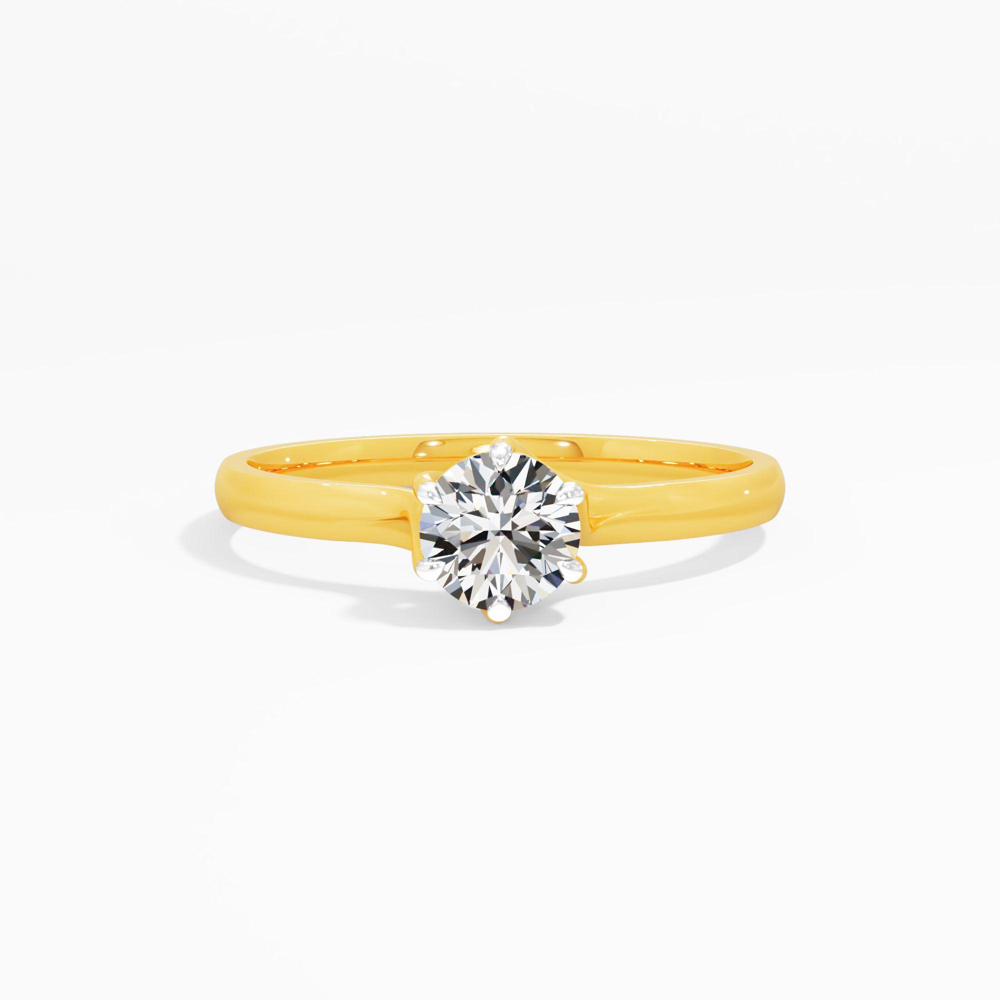 Meadow Gleam Solitaire Engagement Ring
