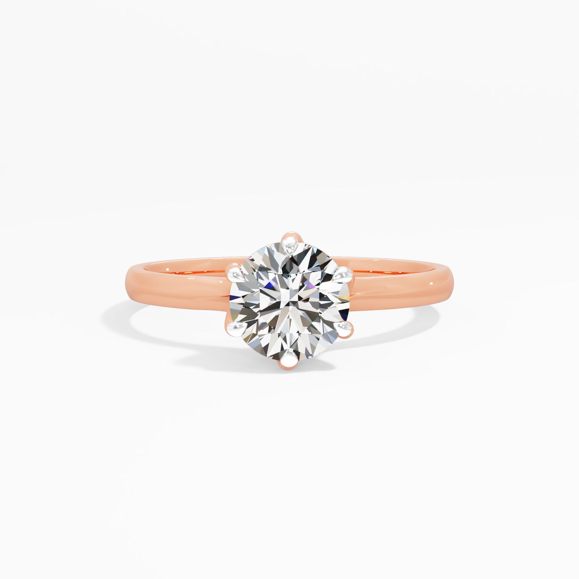 Meadow Gleam Solitaire Engagement Ring