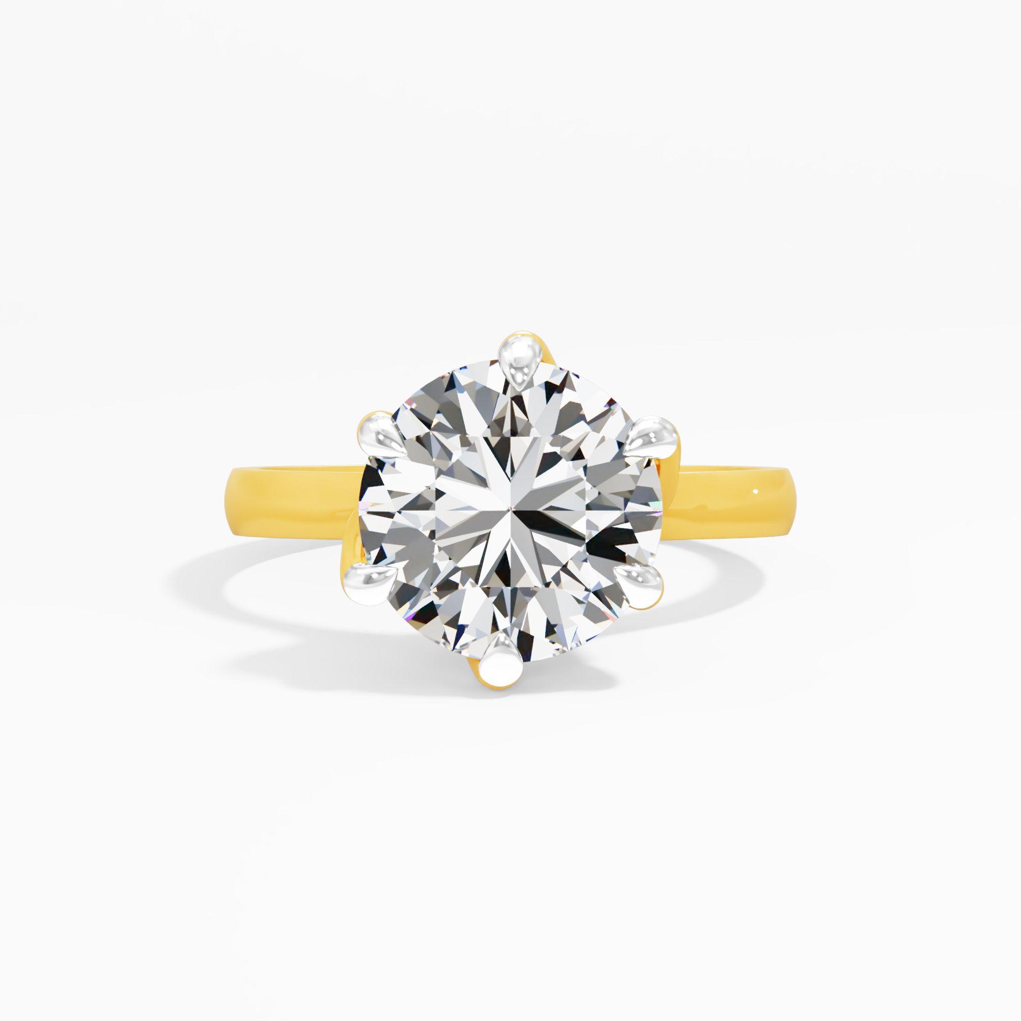 Meadow Gleam Solitaire Engagement Ring