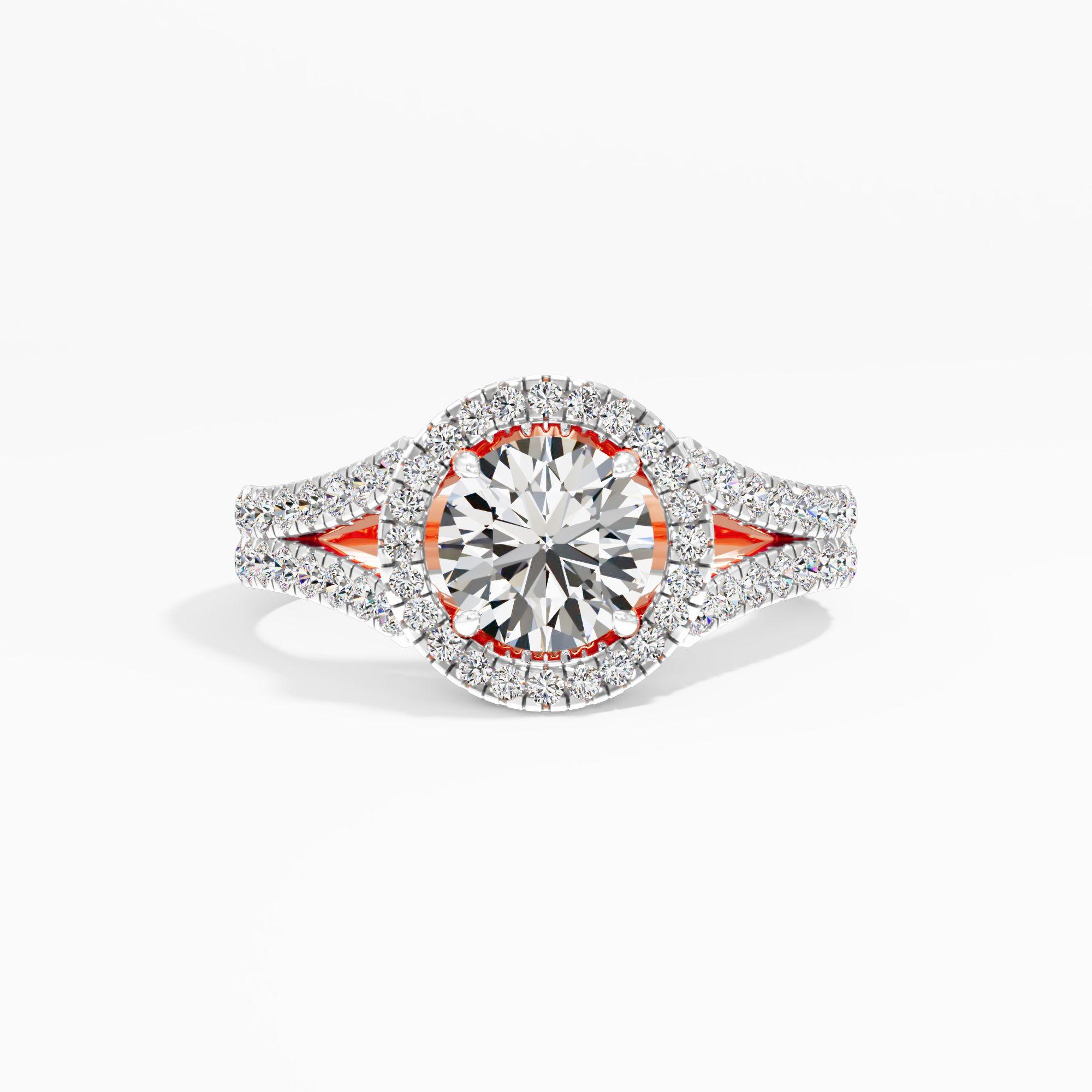 Poppy Curl Solitaire Engagement Ring