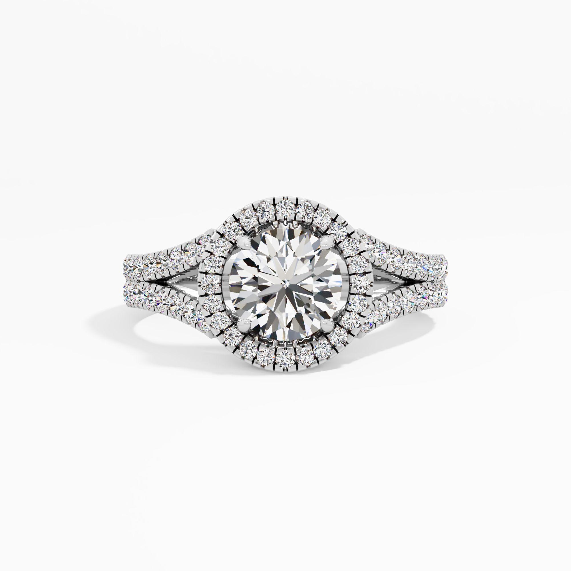 Poppy Curl Solitaire Engagement Ring
