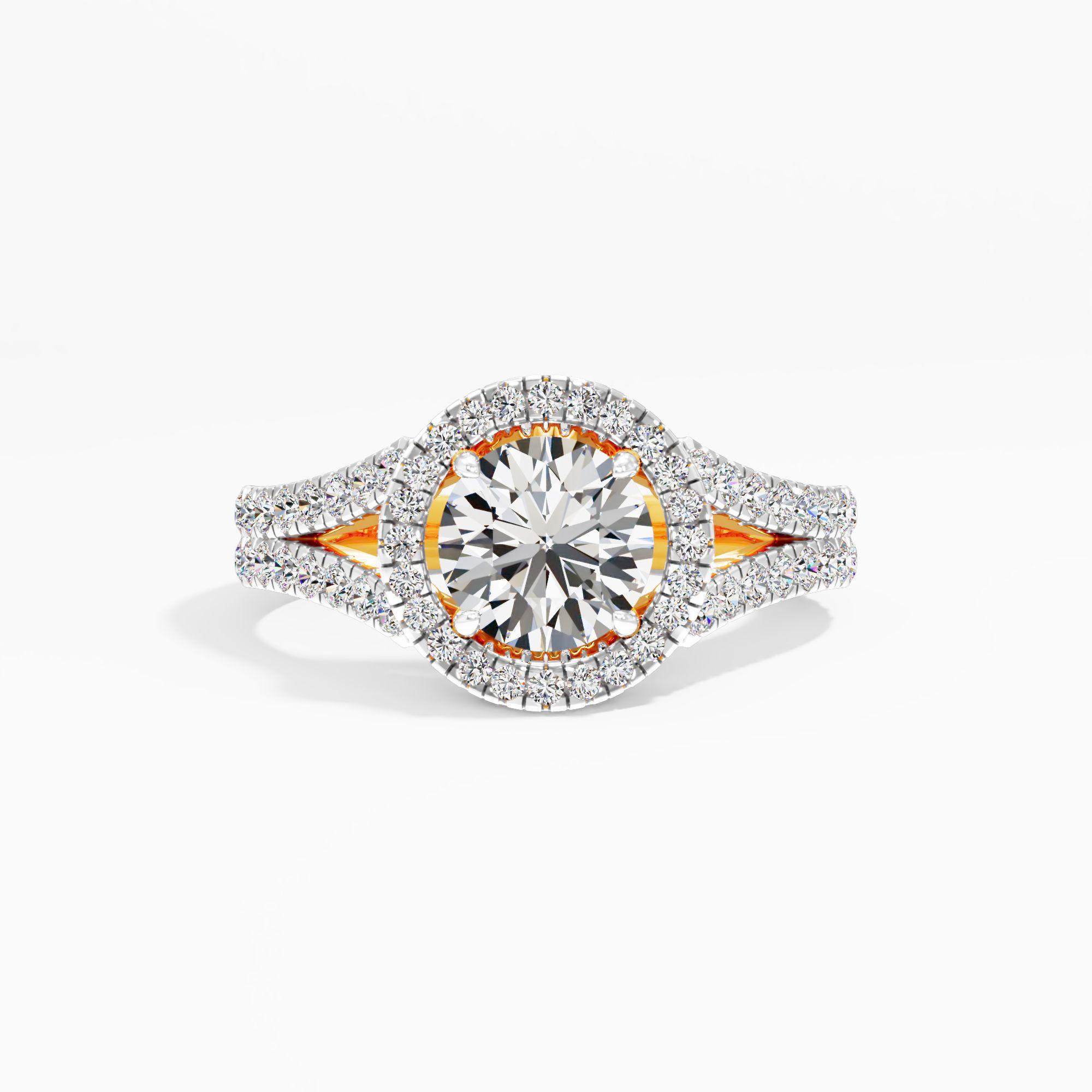 Poppy Curl Solitaire Engagement Ring