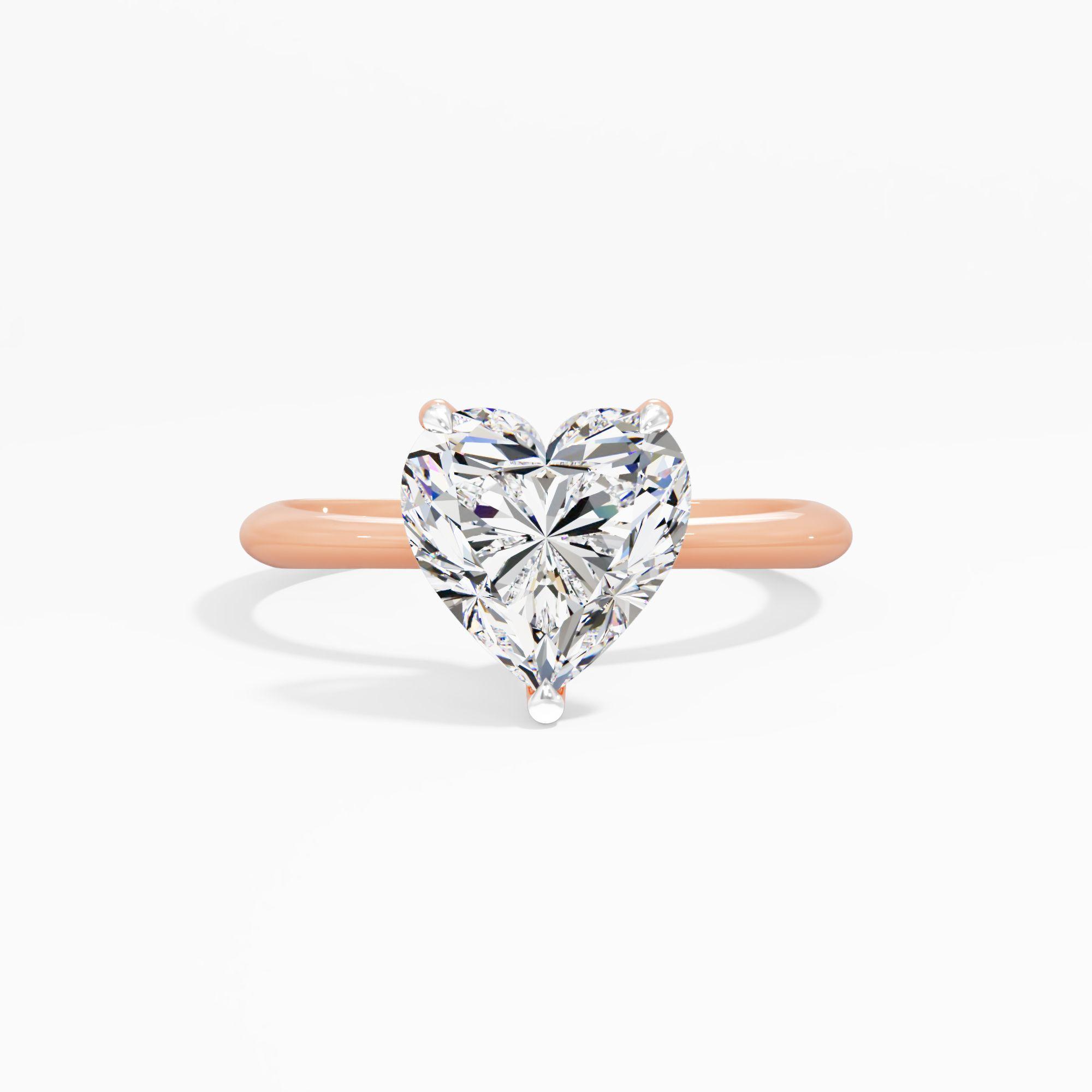 Tulip Sway Solitaire Engagement Ring
