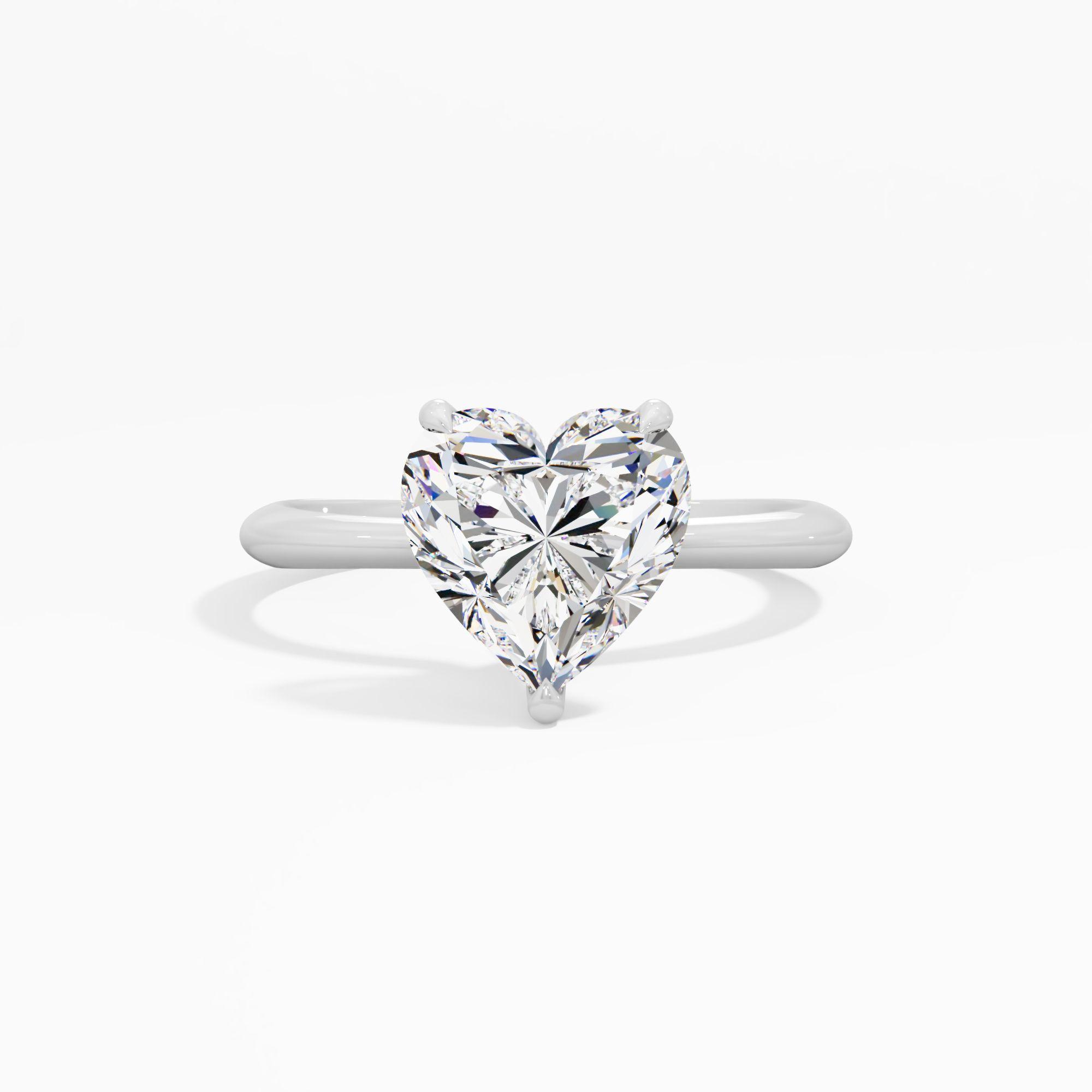 Tulip Sway Solitaire Engagement Ring
