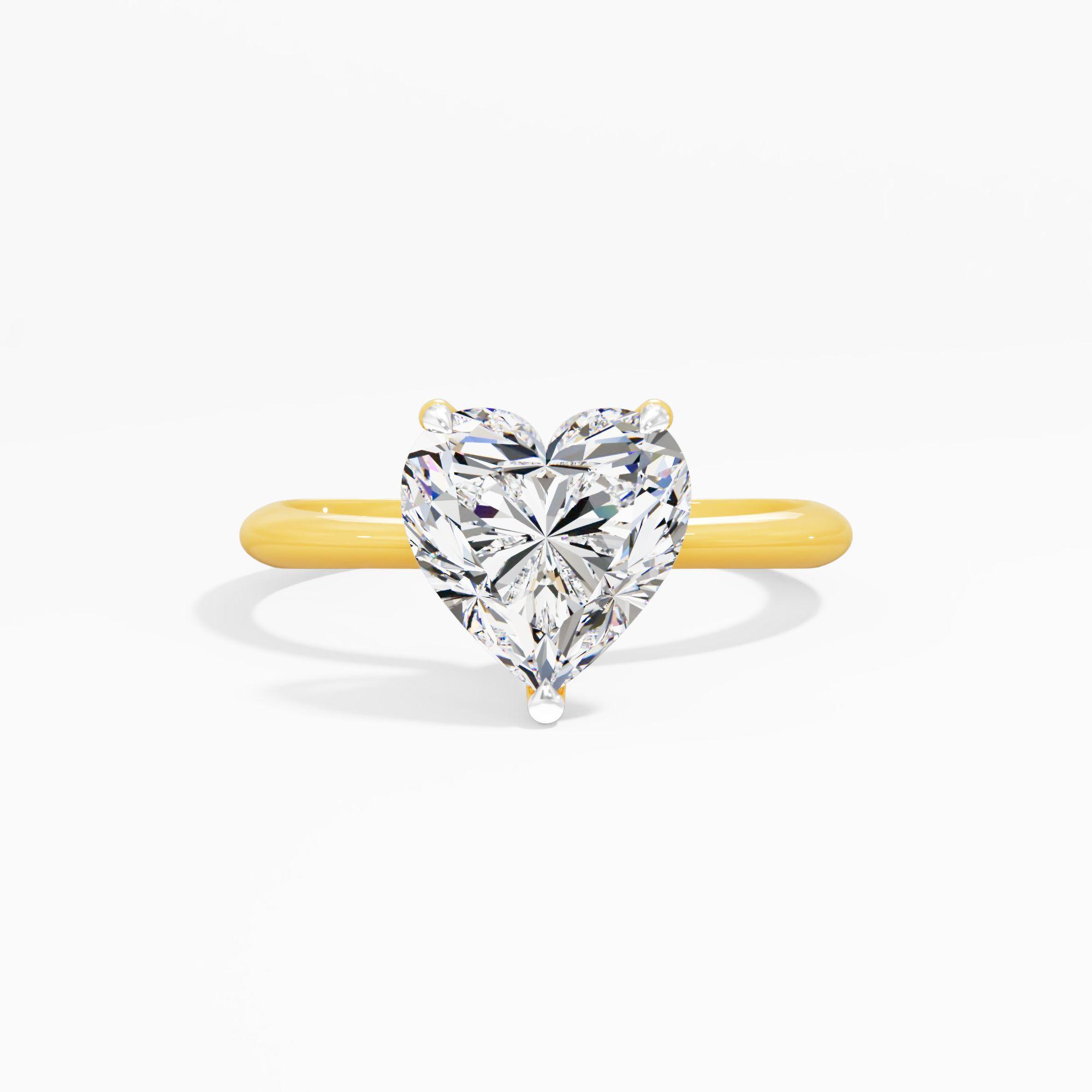 Tulip Sway Solitaire Engagement Ring