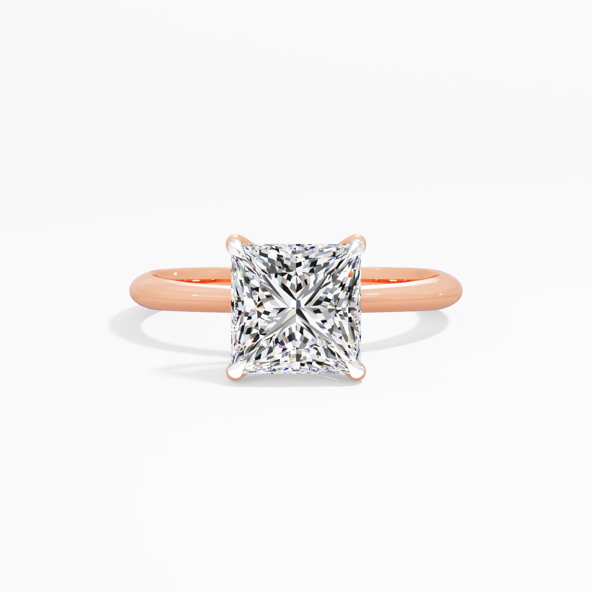 Tulip Sway Solitaire Engagement Ring