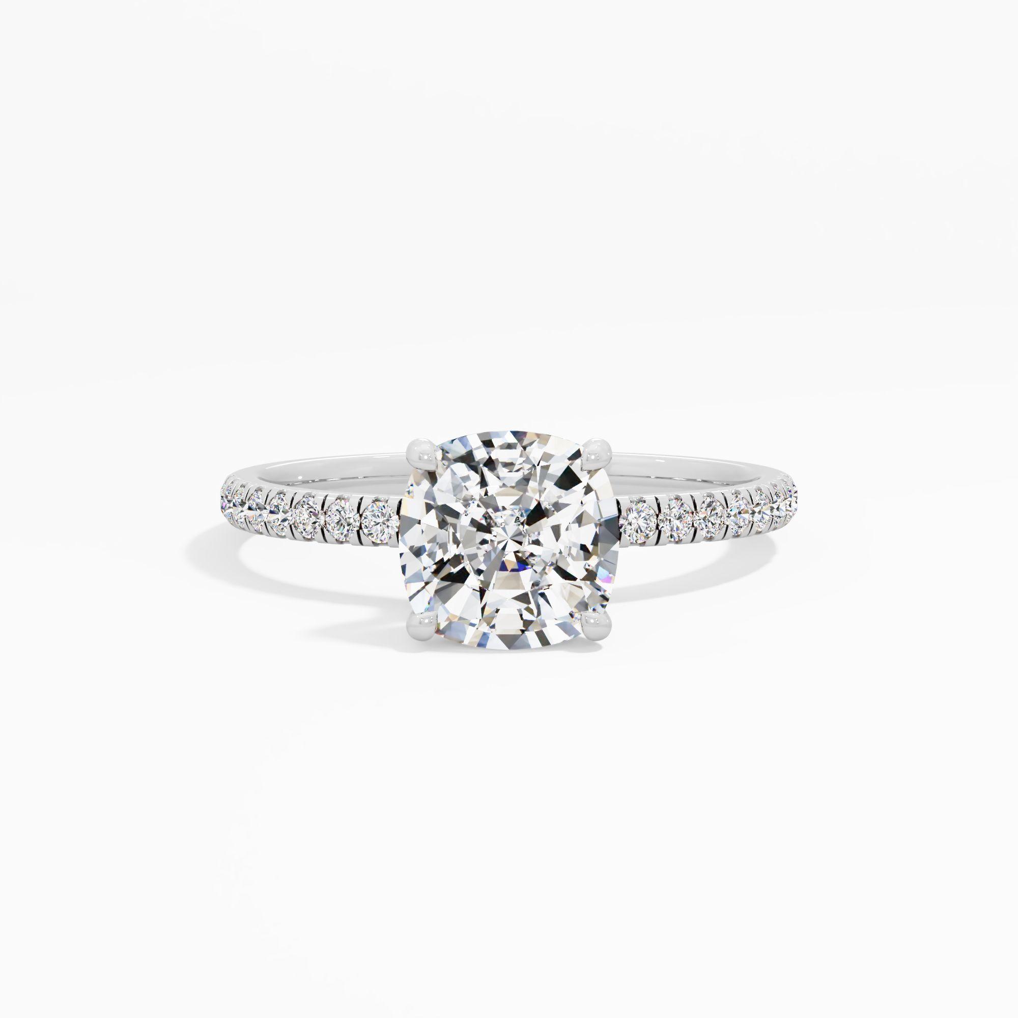 Starlet Lace Solitaire Engagement Ring