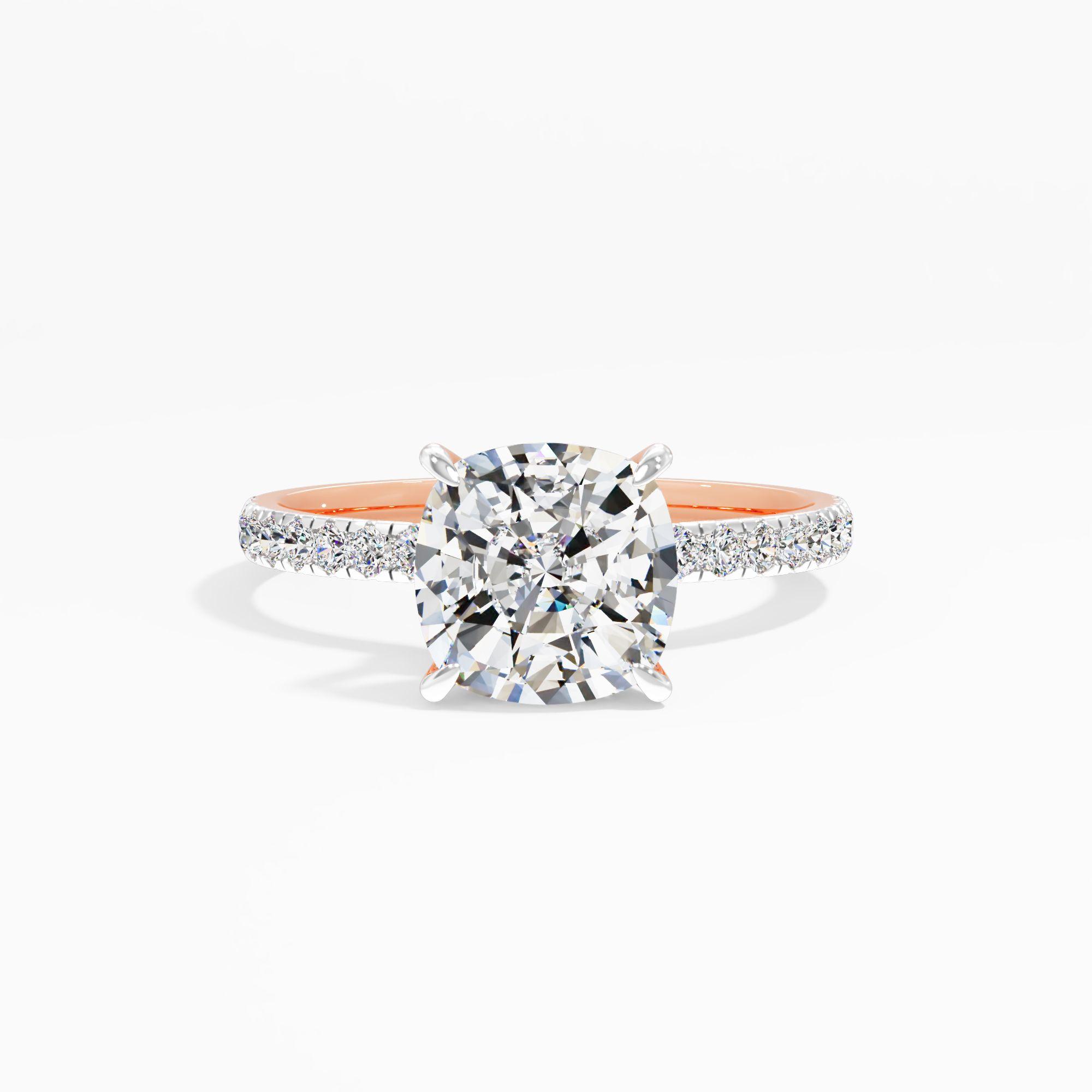Starlet Lace Solitaire Engagement Ring