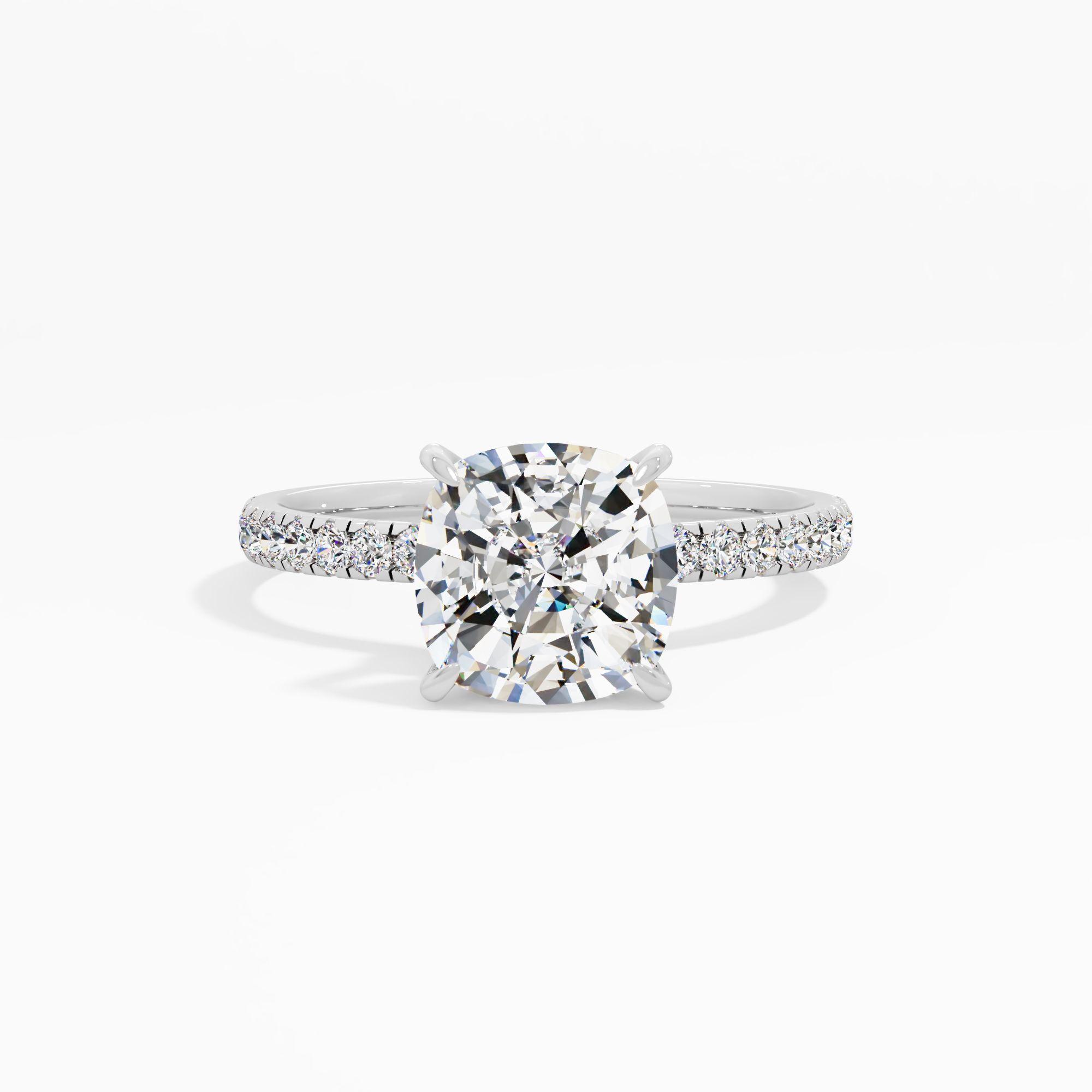 Starlet Lace Solitaire Engagement Ring