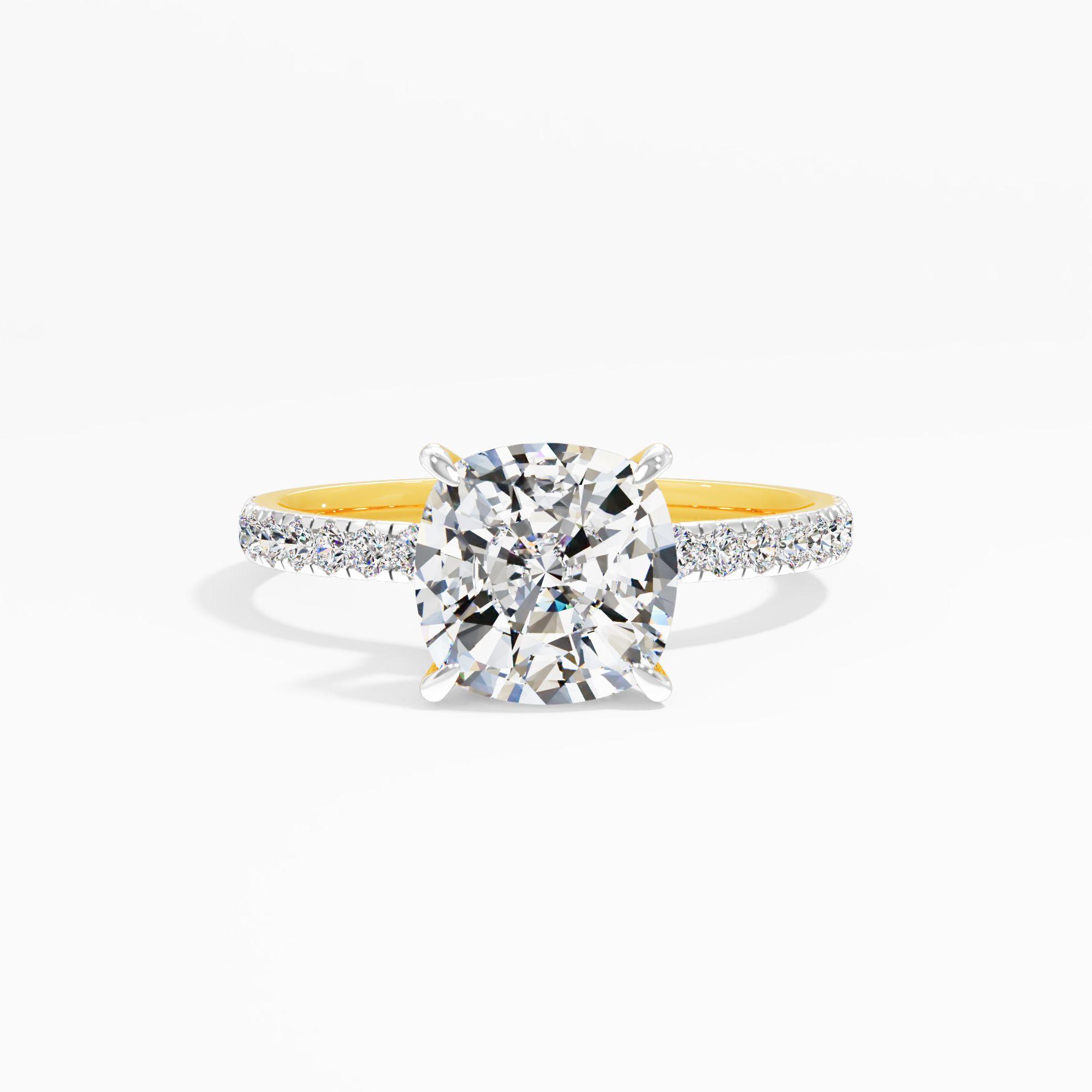Starlet Lace Solitaire Engagement Ring