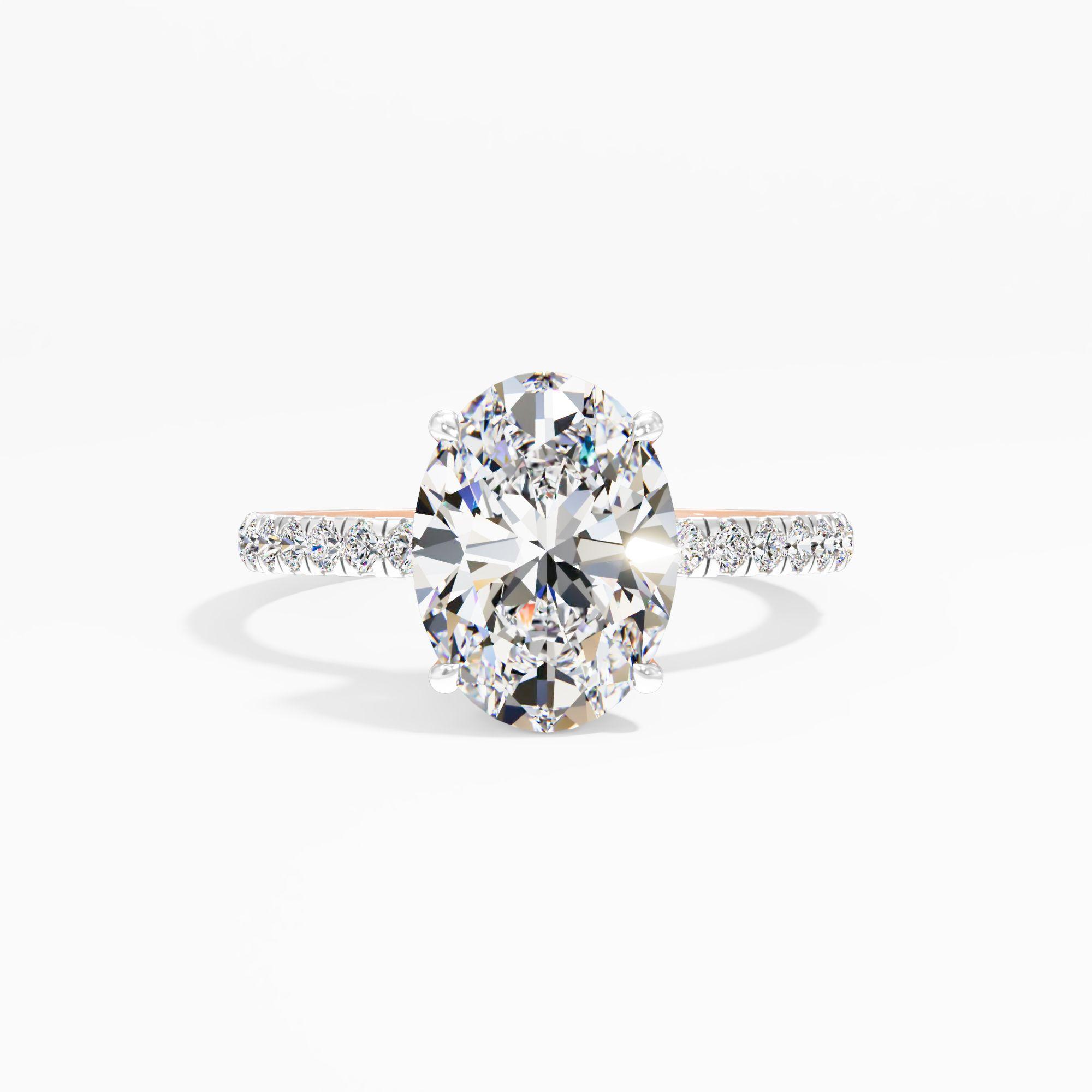 Starlet Lace Solitaire Engagement Ring