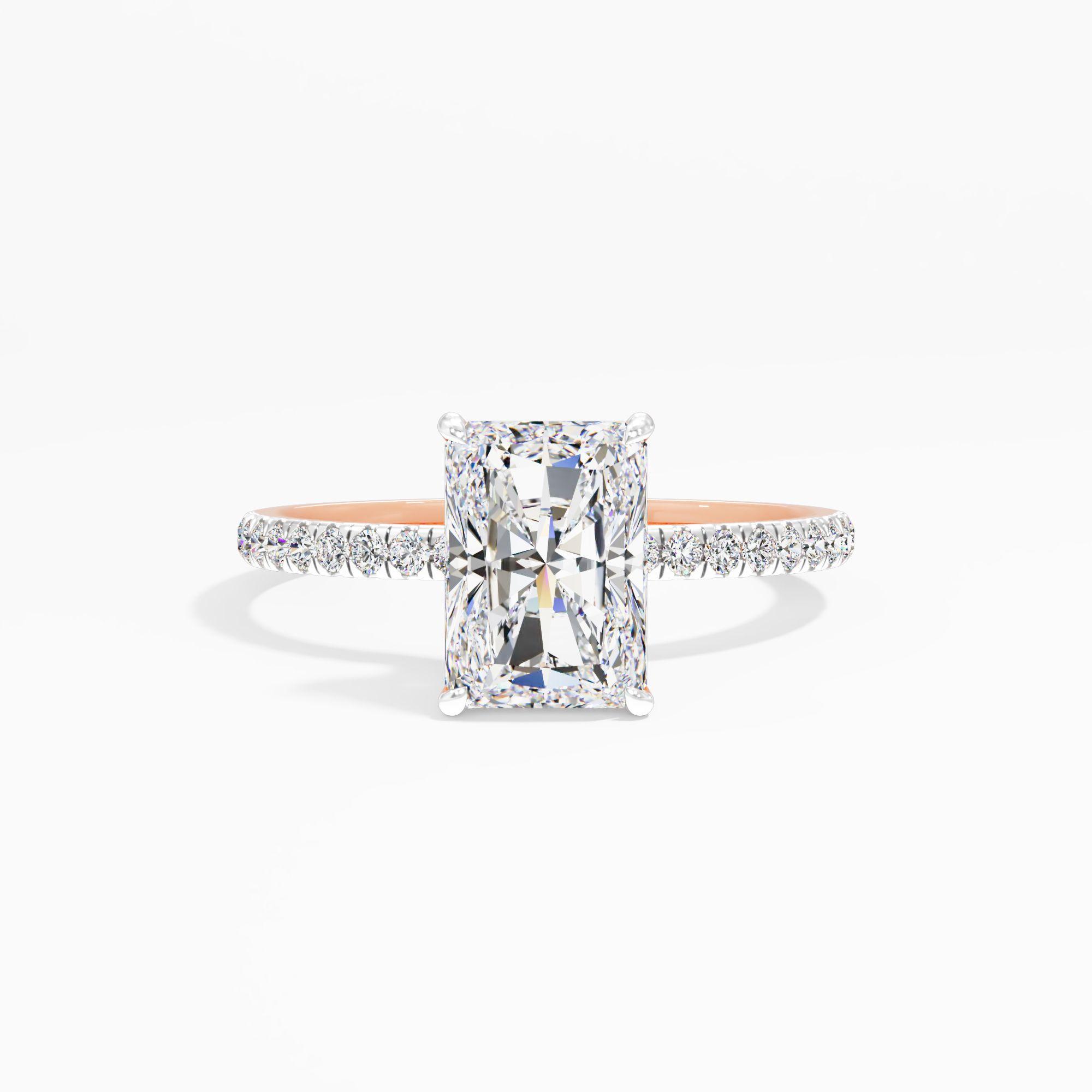 Starlet Lace Solitaire Engagement Ring