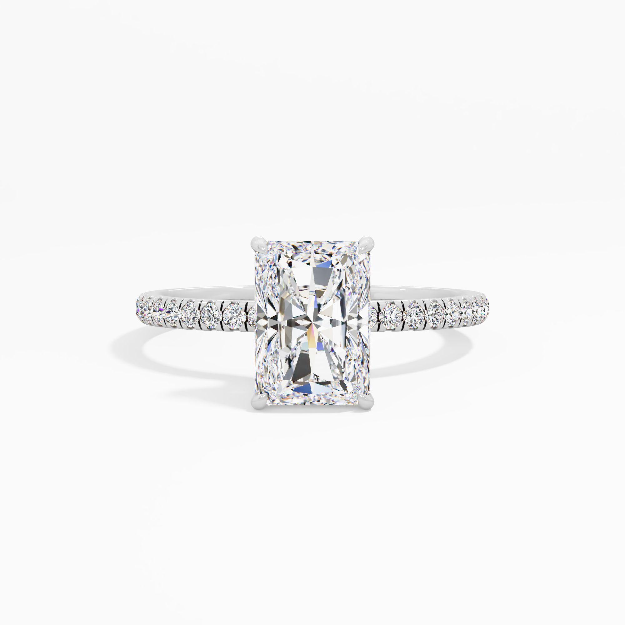 Starlet Lace Solitaire Engagement Ring