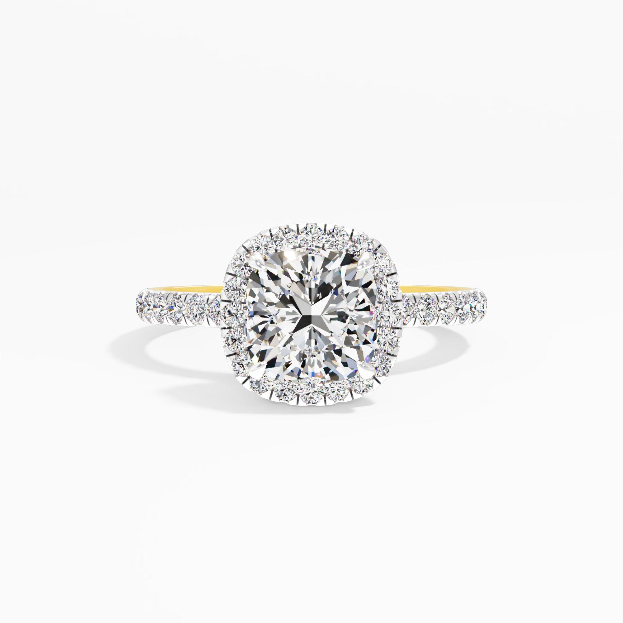 Mallow Glow Solitaire Engagement Ring