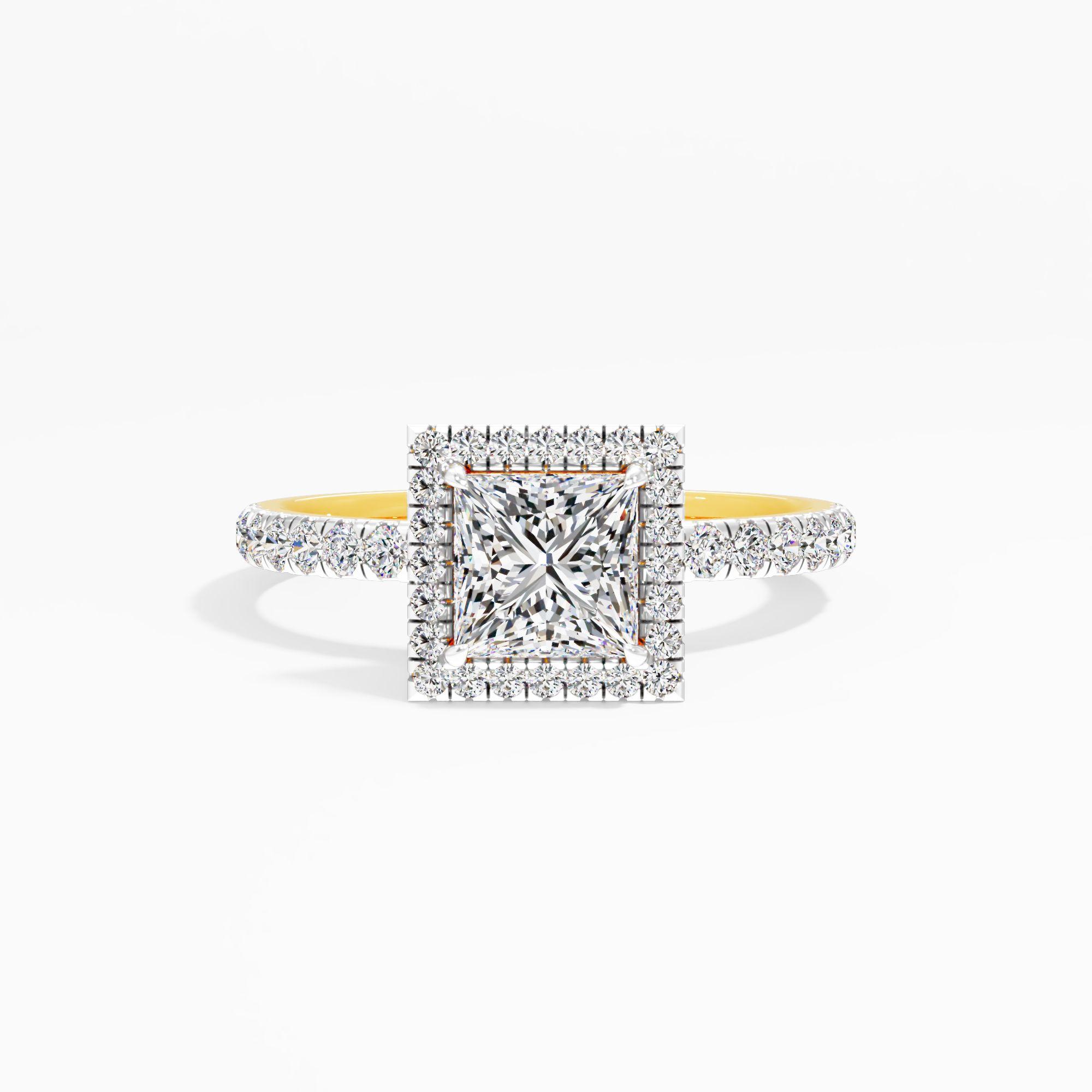 Mallow Glow Solitaire Engagement Ring