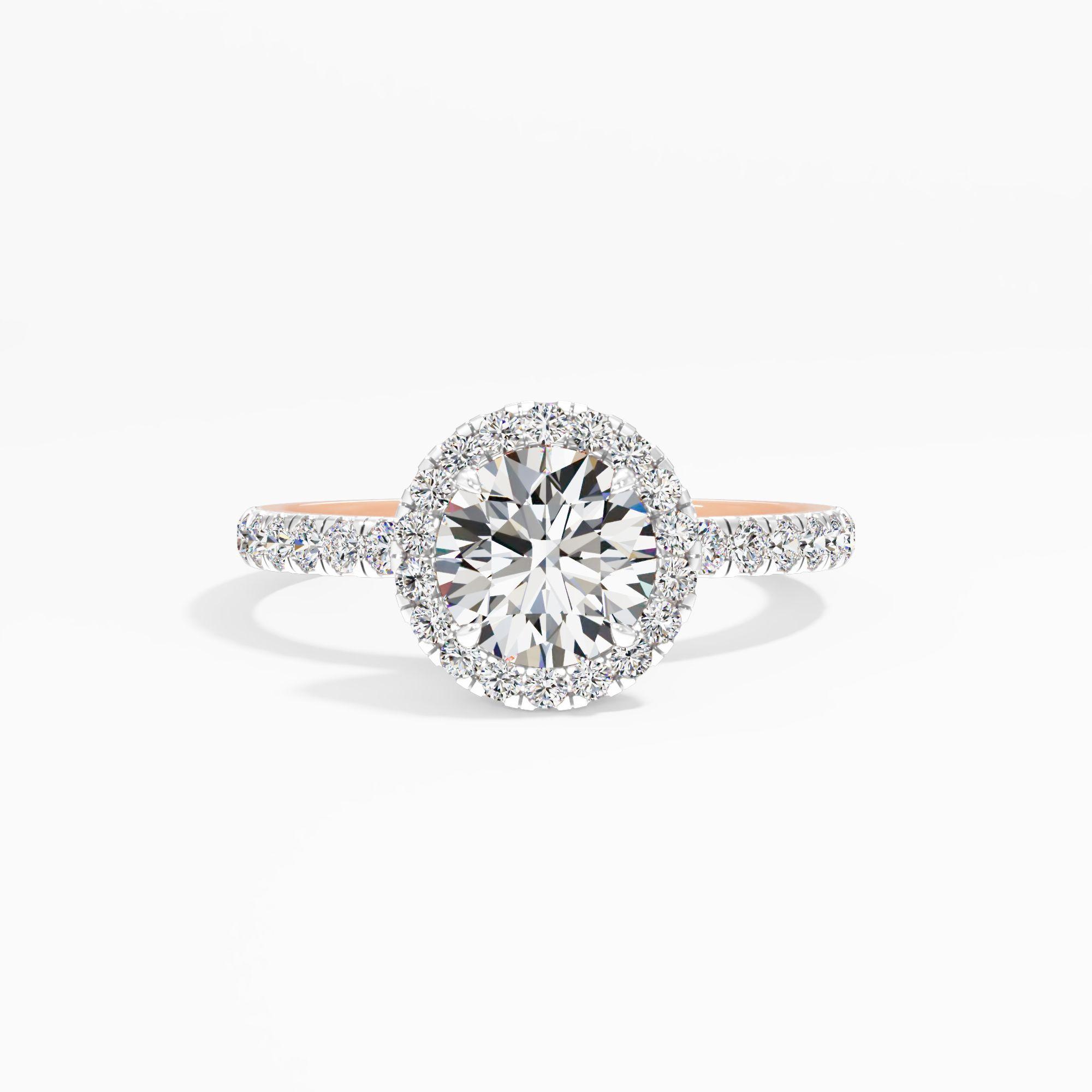 Mallow Glow Solitaire Engagement Ring