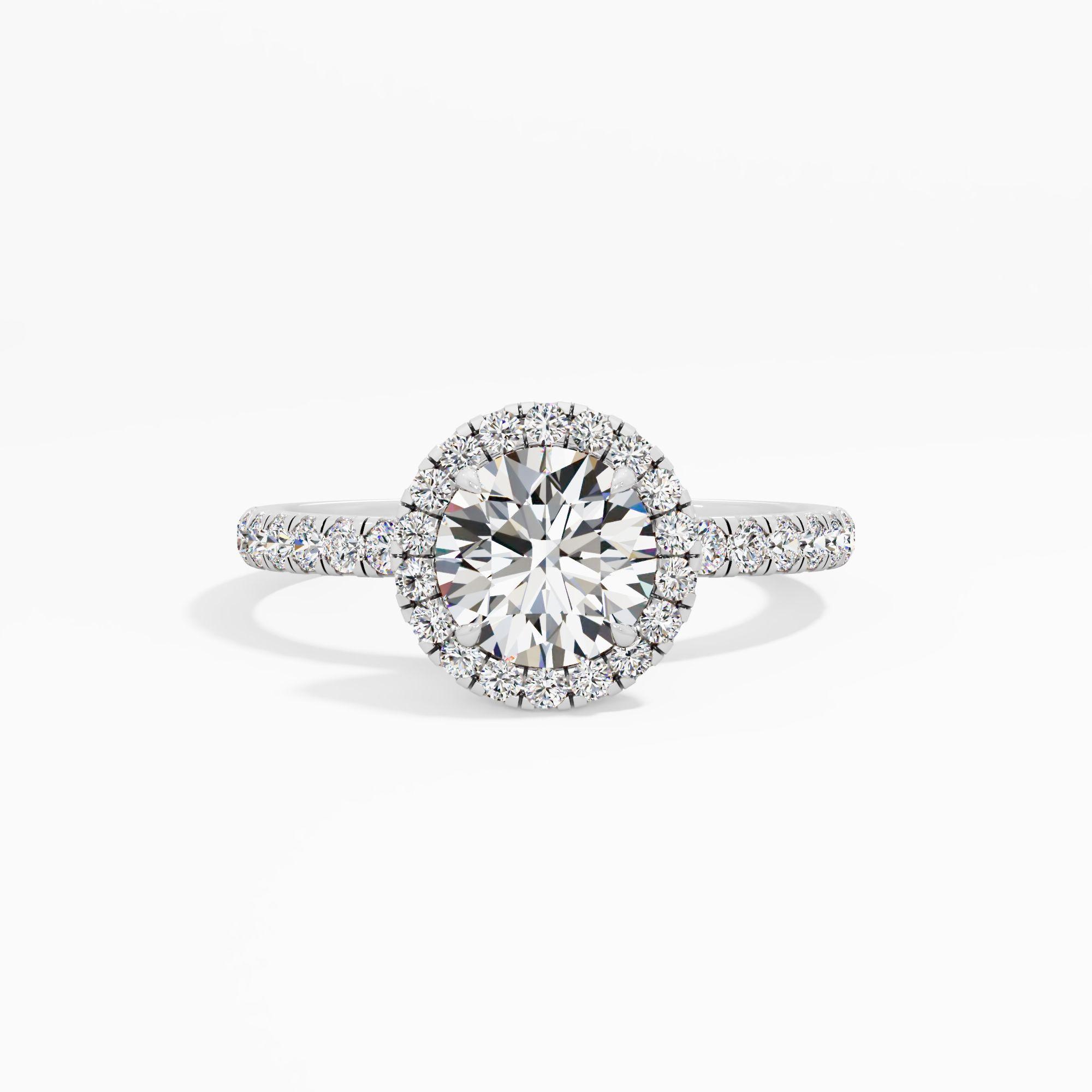 Mallow Glow Solitaire Engagement Ring