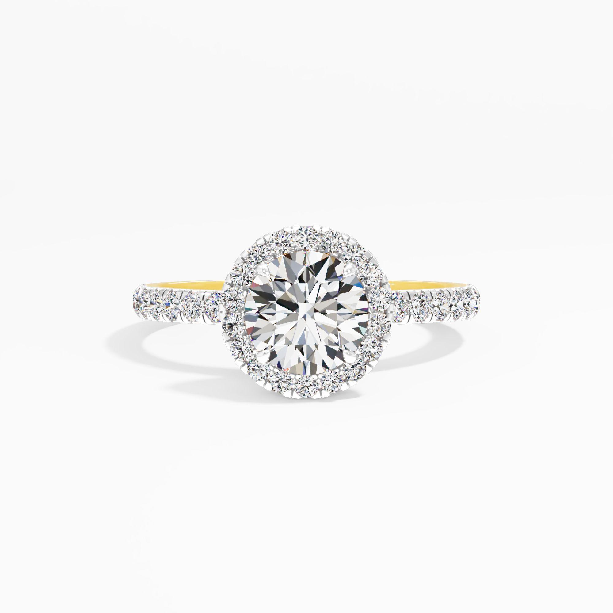 Mallow Glow Solitaire Engagement Ring