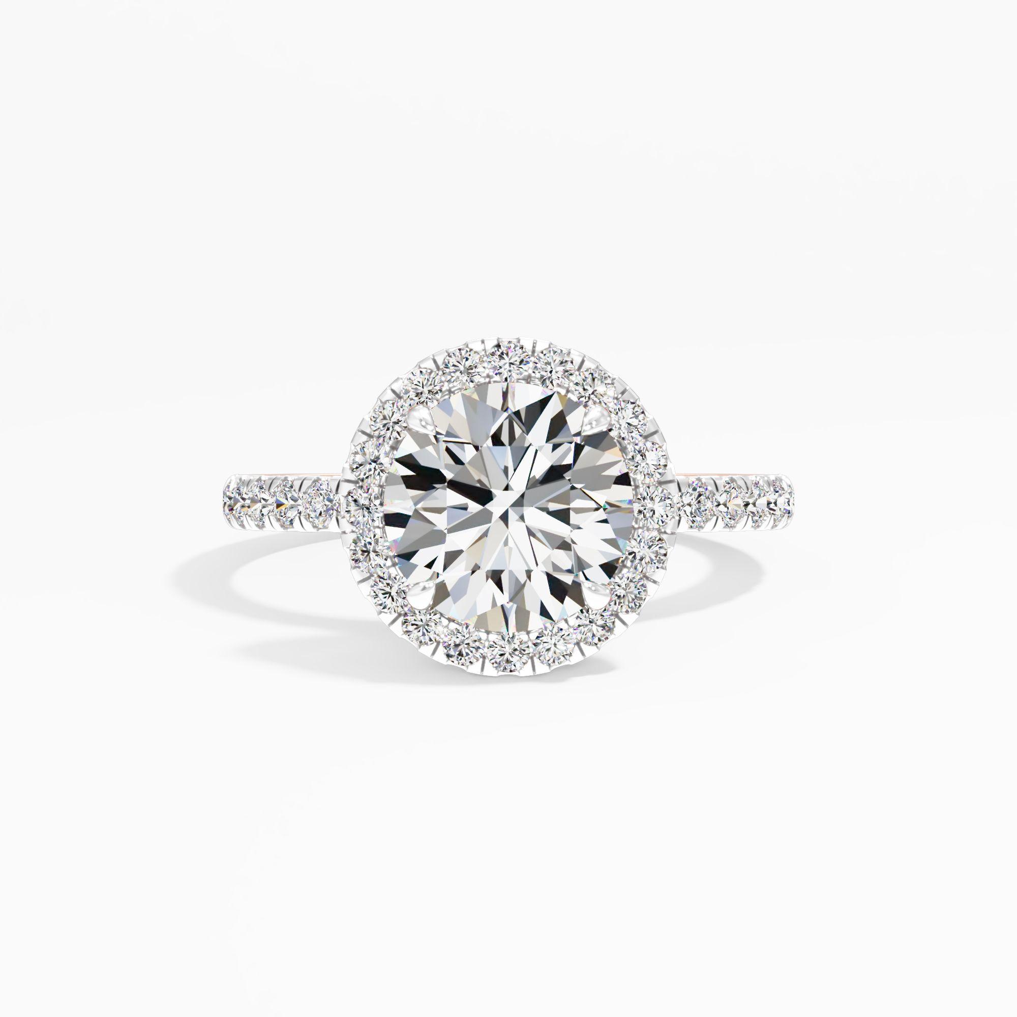 Mallow Glow Solitaire Engagement Ring