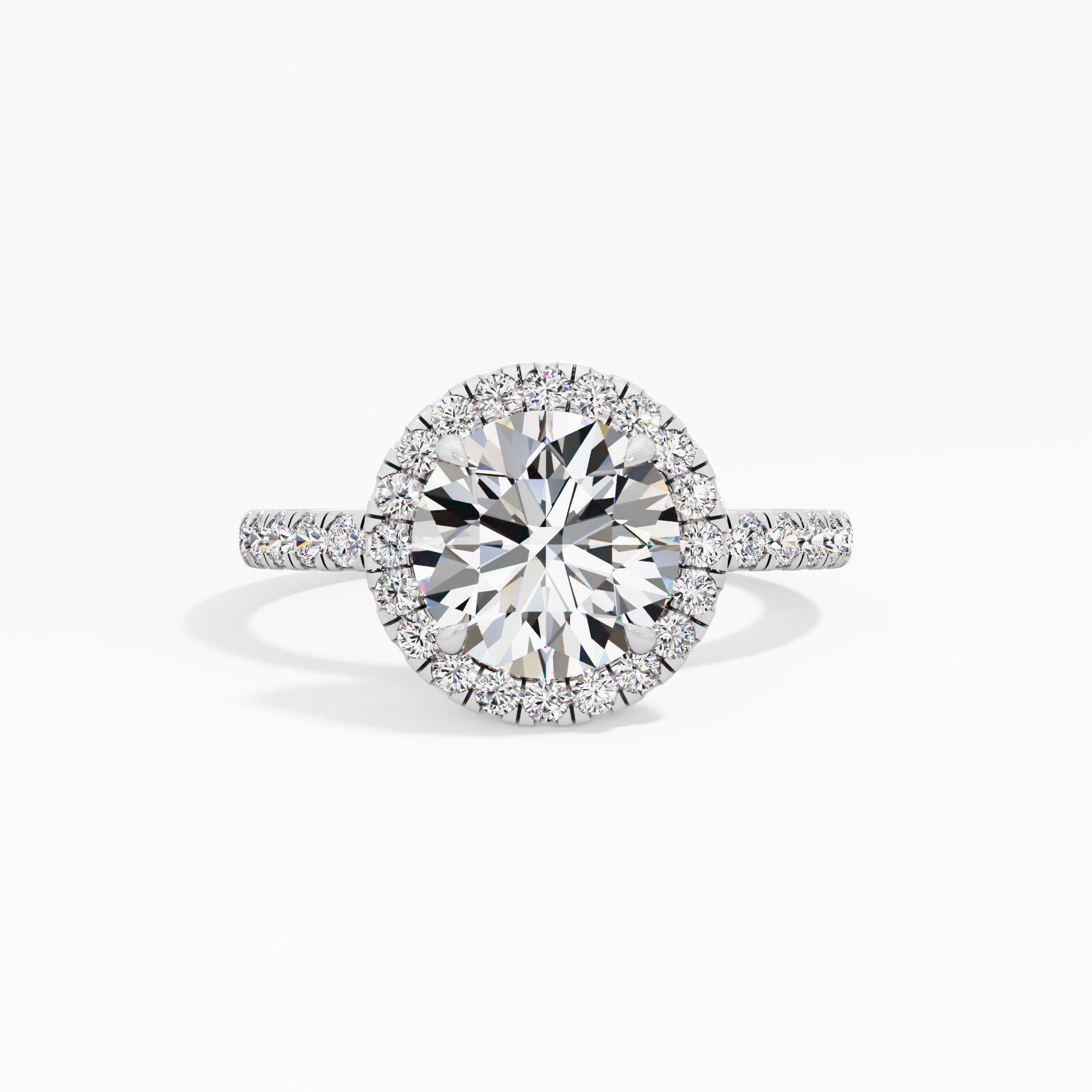 Mallow Glow Solitaire Engagement Ring
