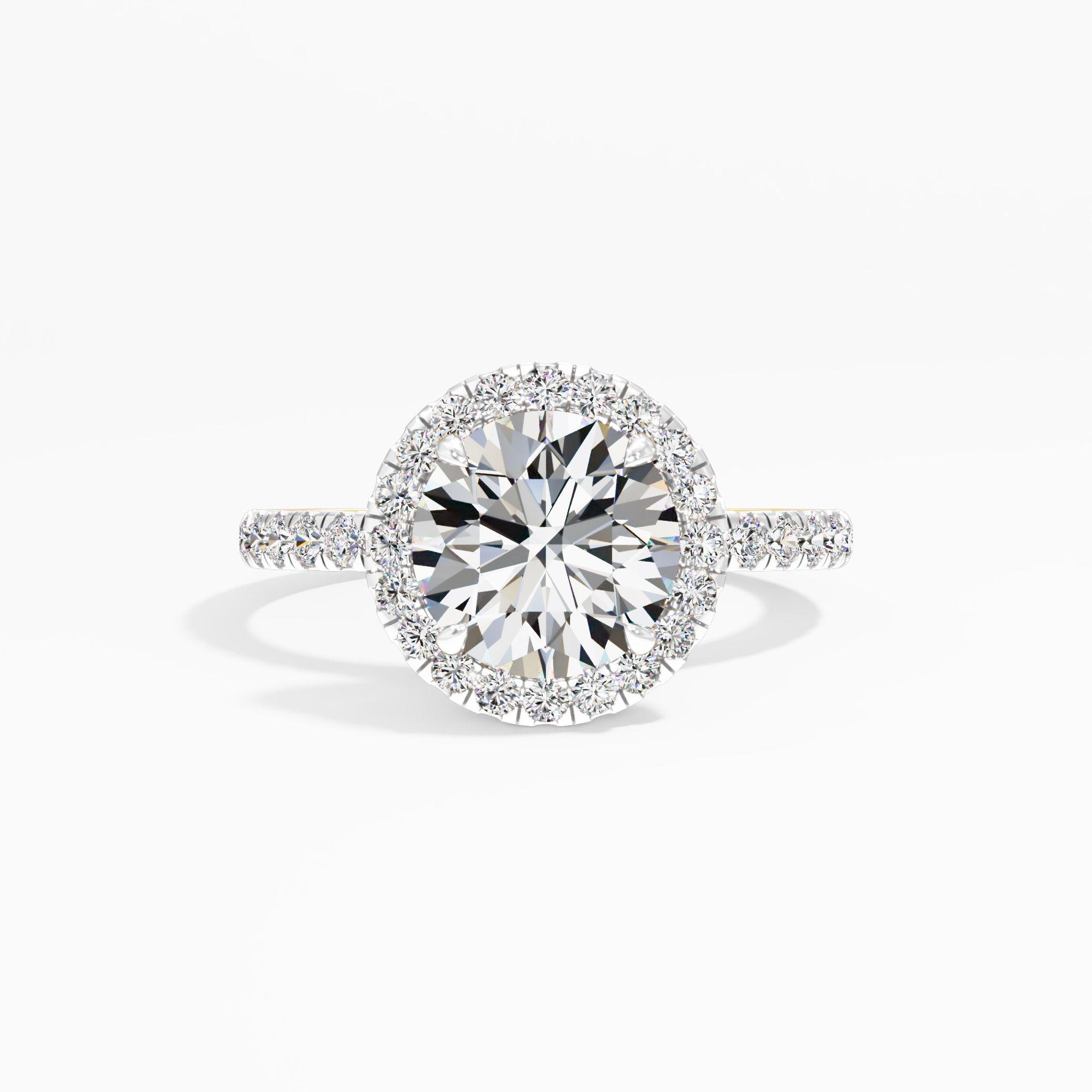 Mallow Glow Solitaire Engagement Ring
