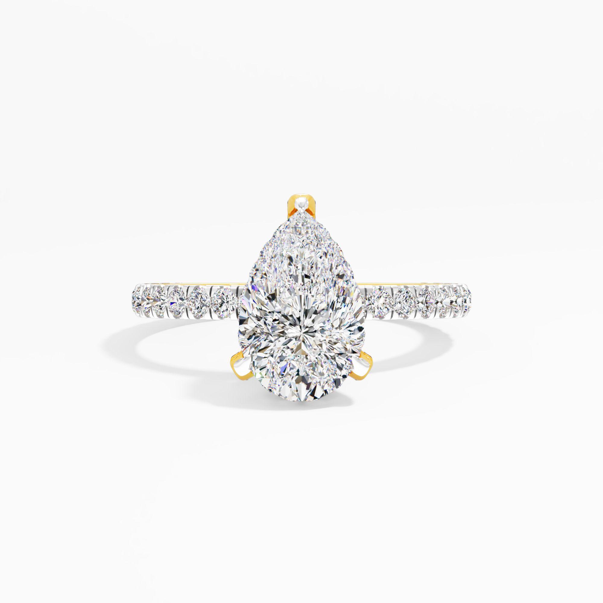 Pastel Lure Solitaire Engagement Ring