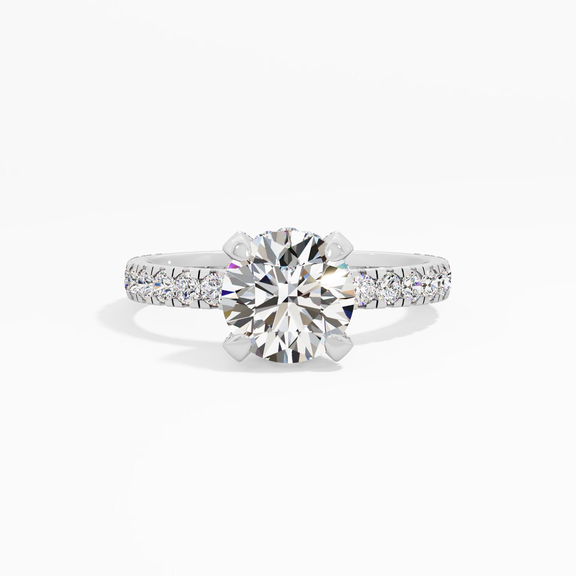Pastel Lure Solitaire Engagement Ring