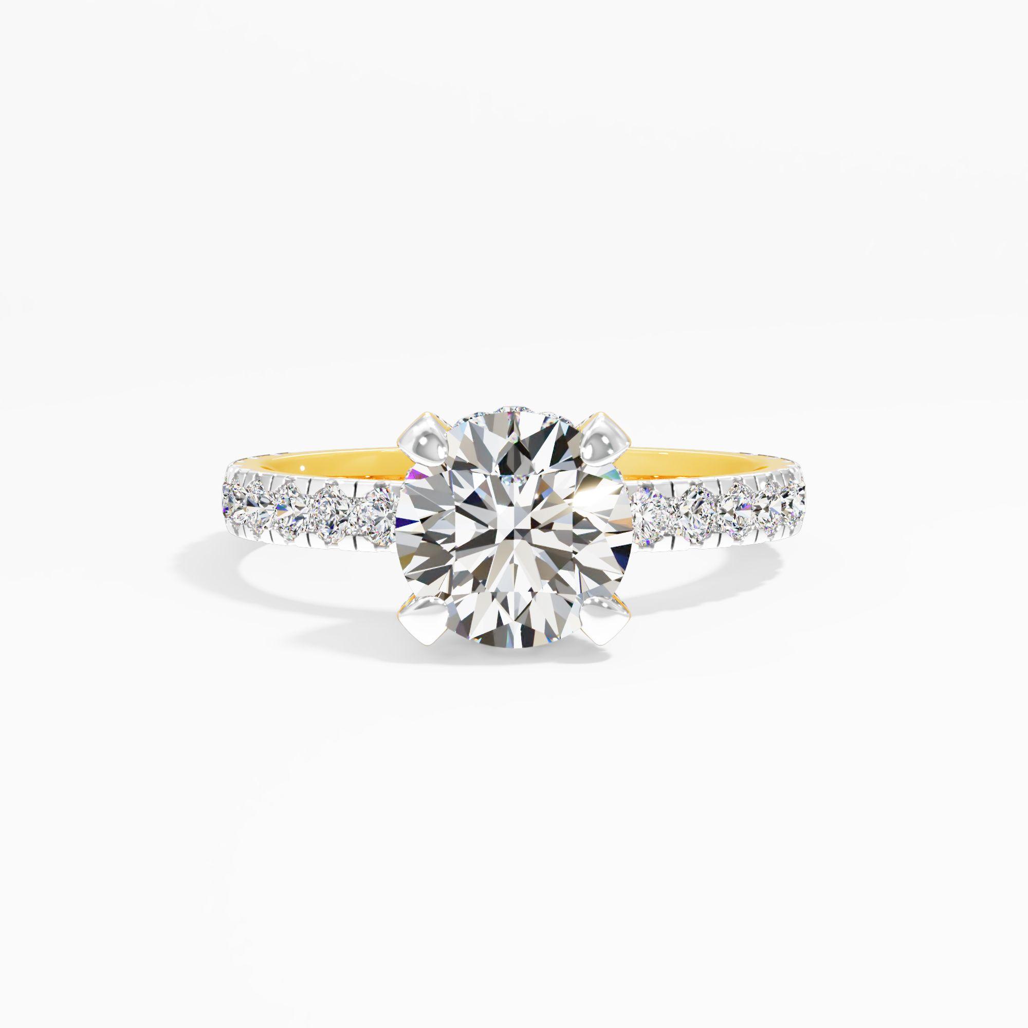 Pastel Lure Solitaire Engagement Ring