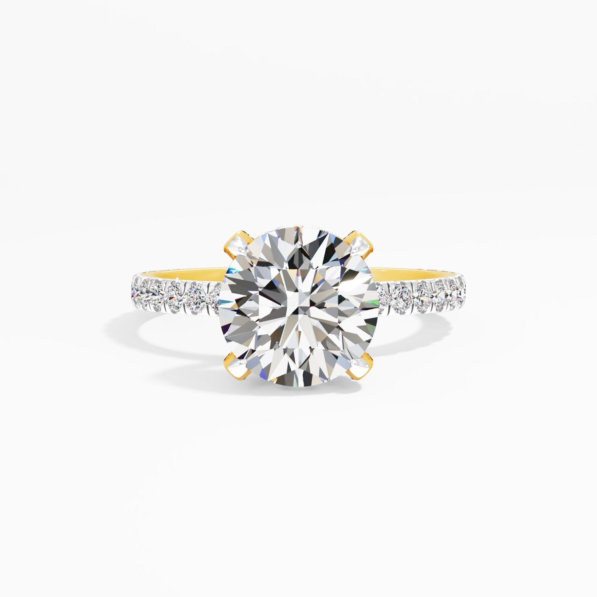 Pastel Lure Solitaire Engagement Ring