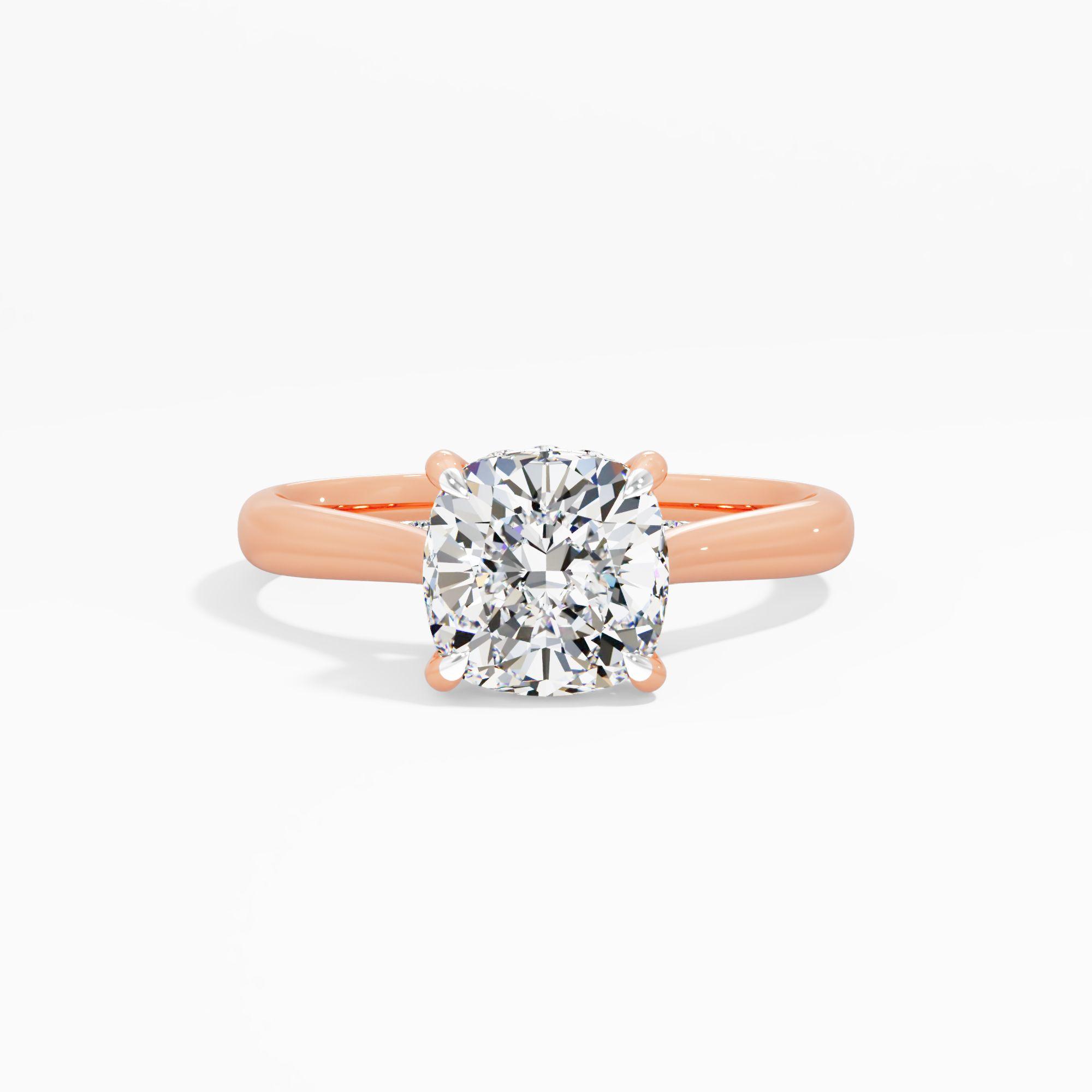 Sunbeam Drift Solitaire Engagement Ring