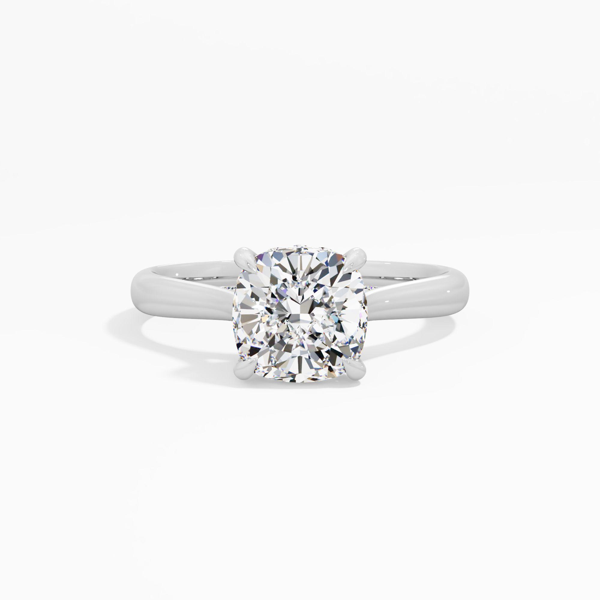 Sunbeam Drift Solitaire Engagement Ring
