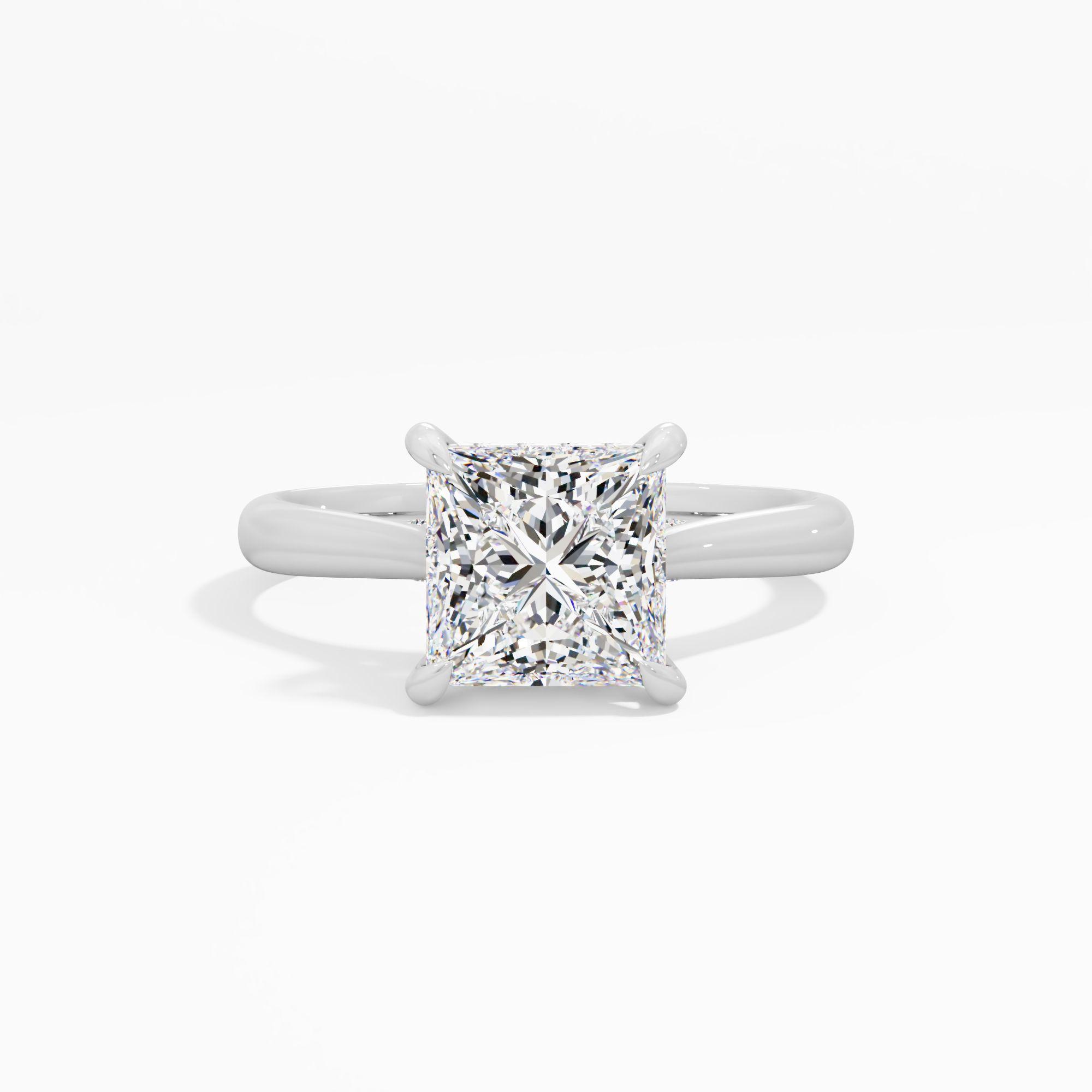 Sunbeam Drift Solitaire Engagement Ring