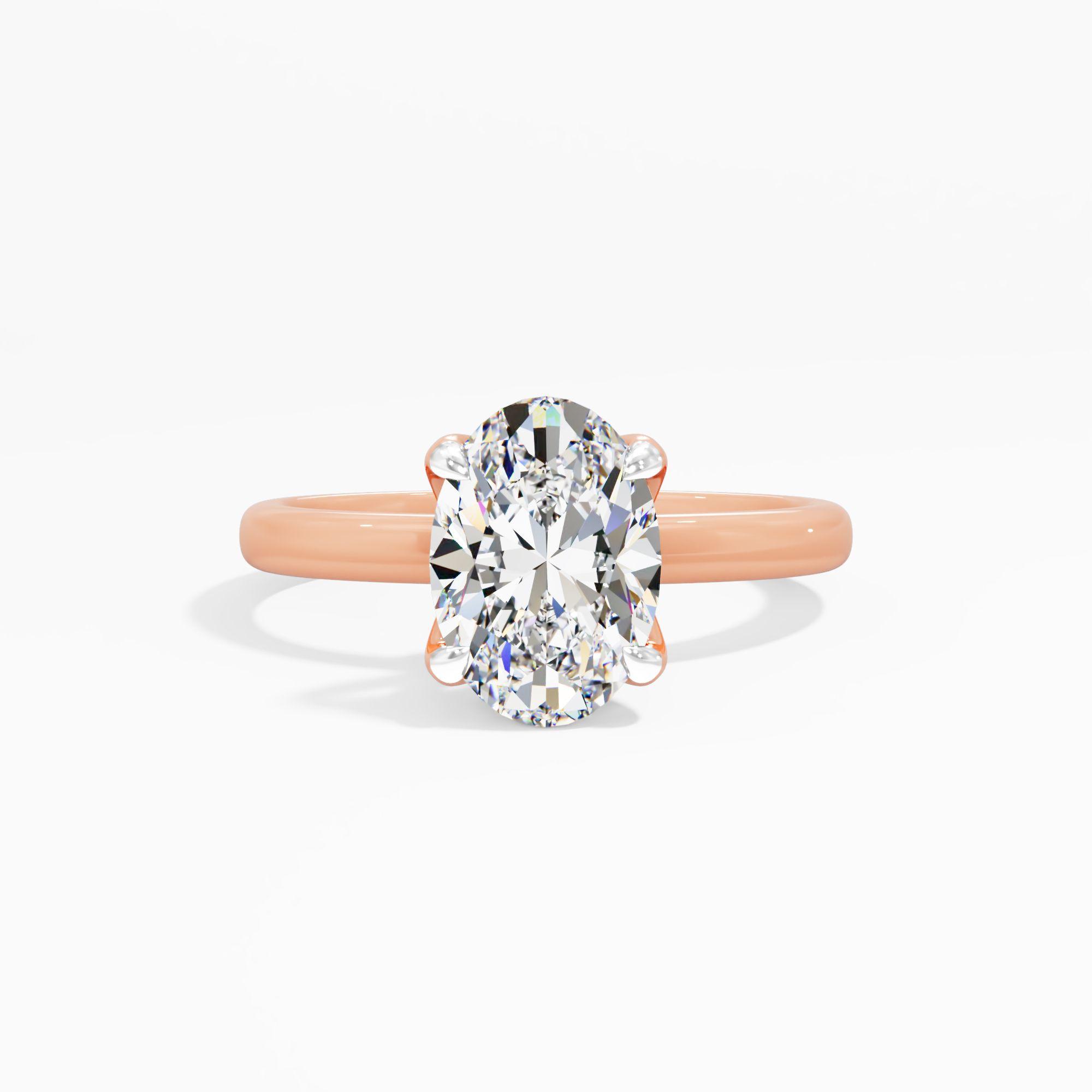 Swan Echo Solitaire Engagement Ring