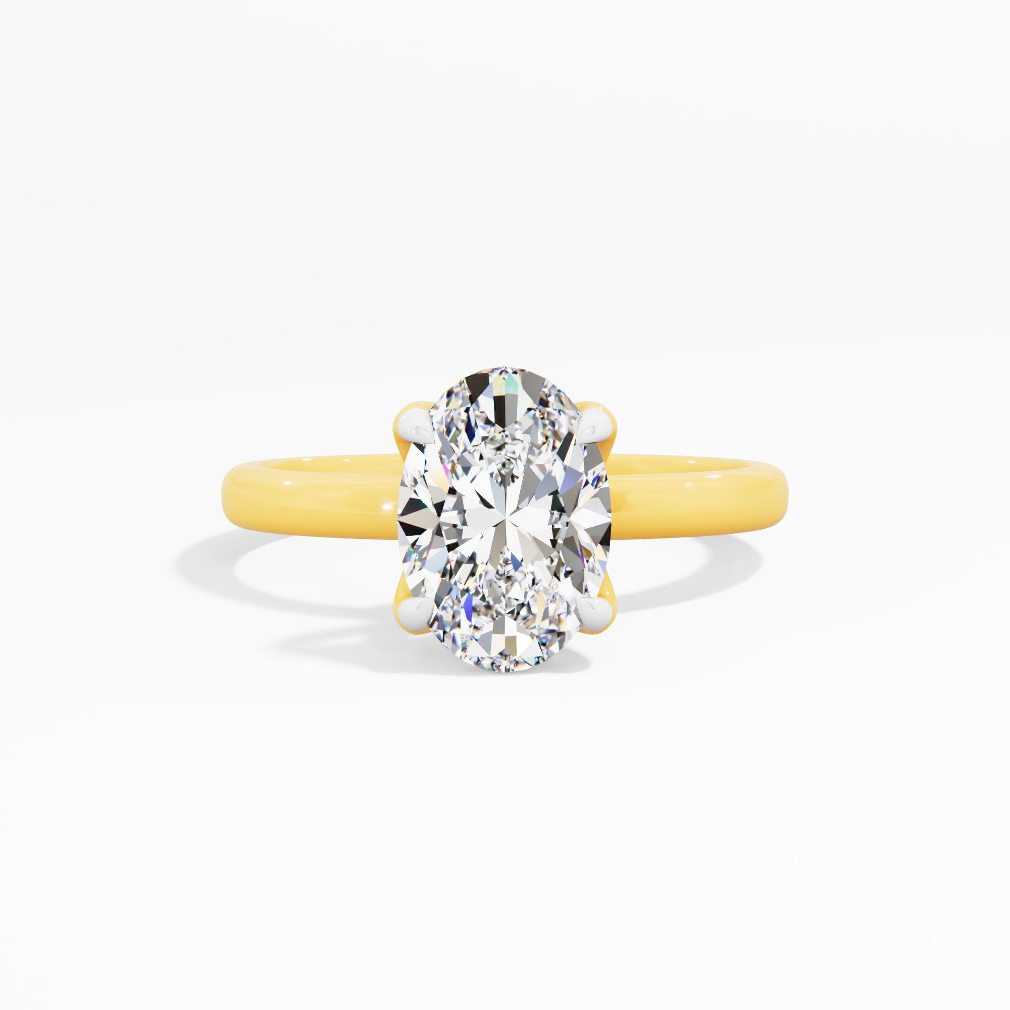 Swan Echo Solitaire Engagement Ring