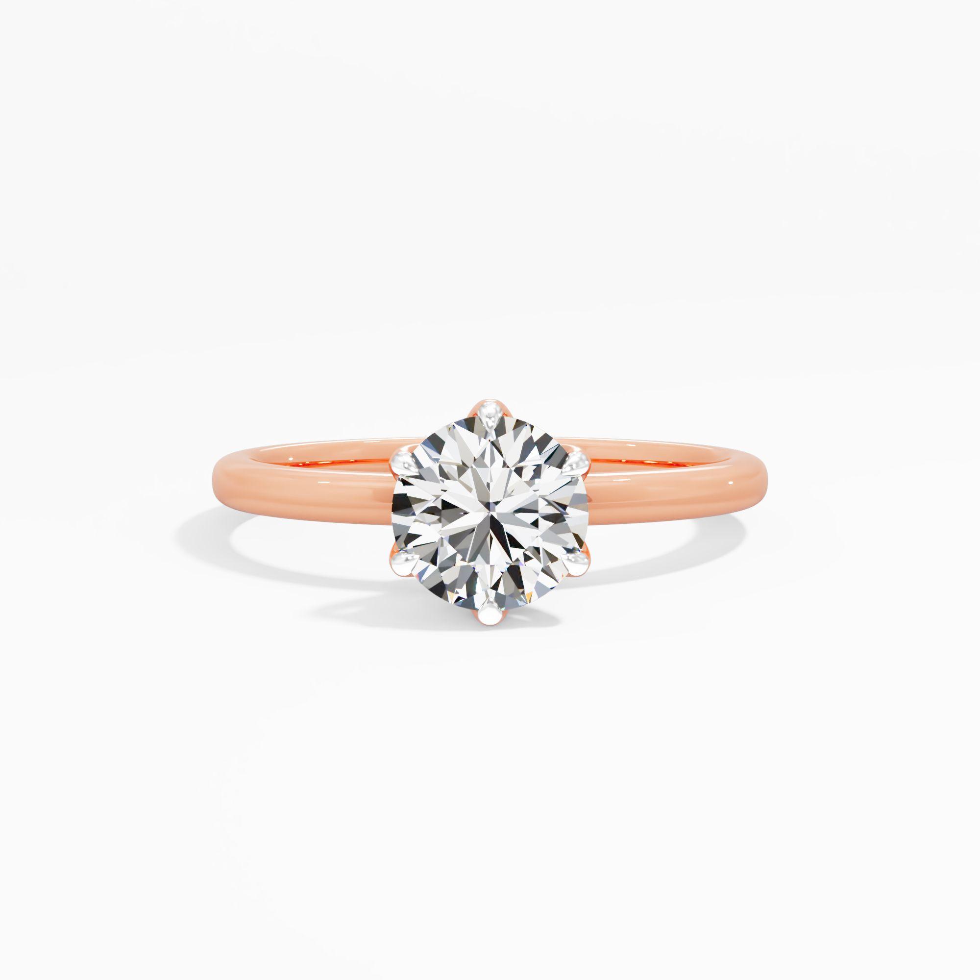 Swan Echo Solitaire Engagement Ring