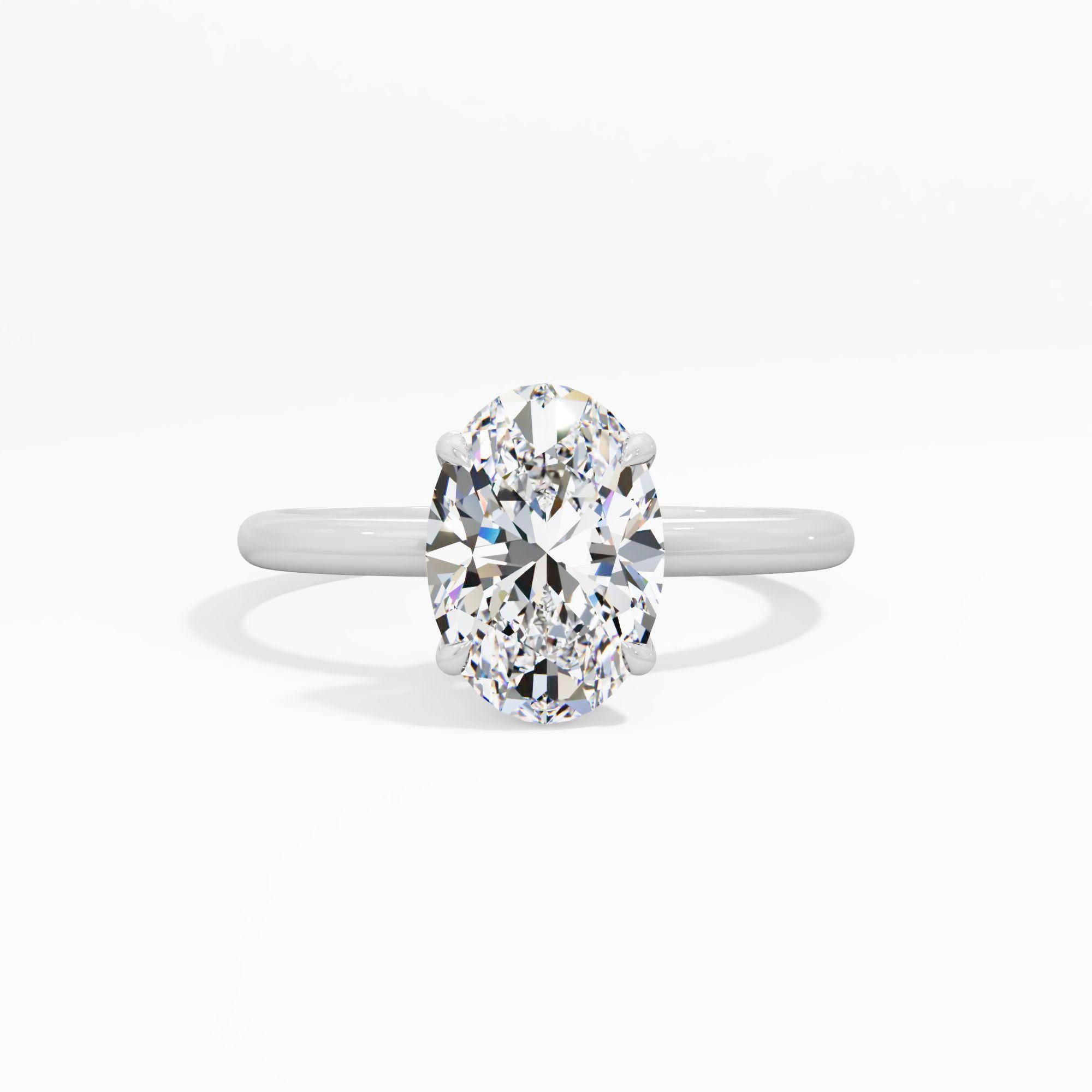 Lovelight Crest Solitaire Engagement Ring