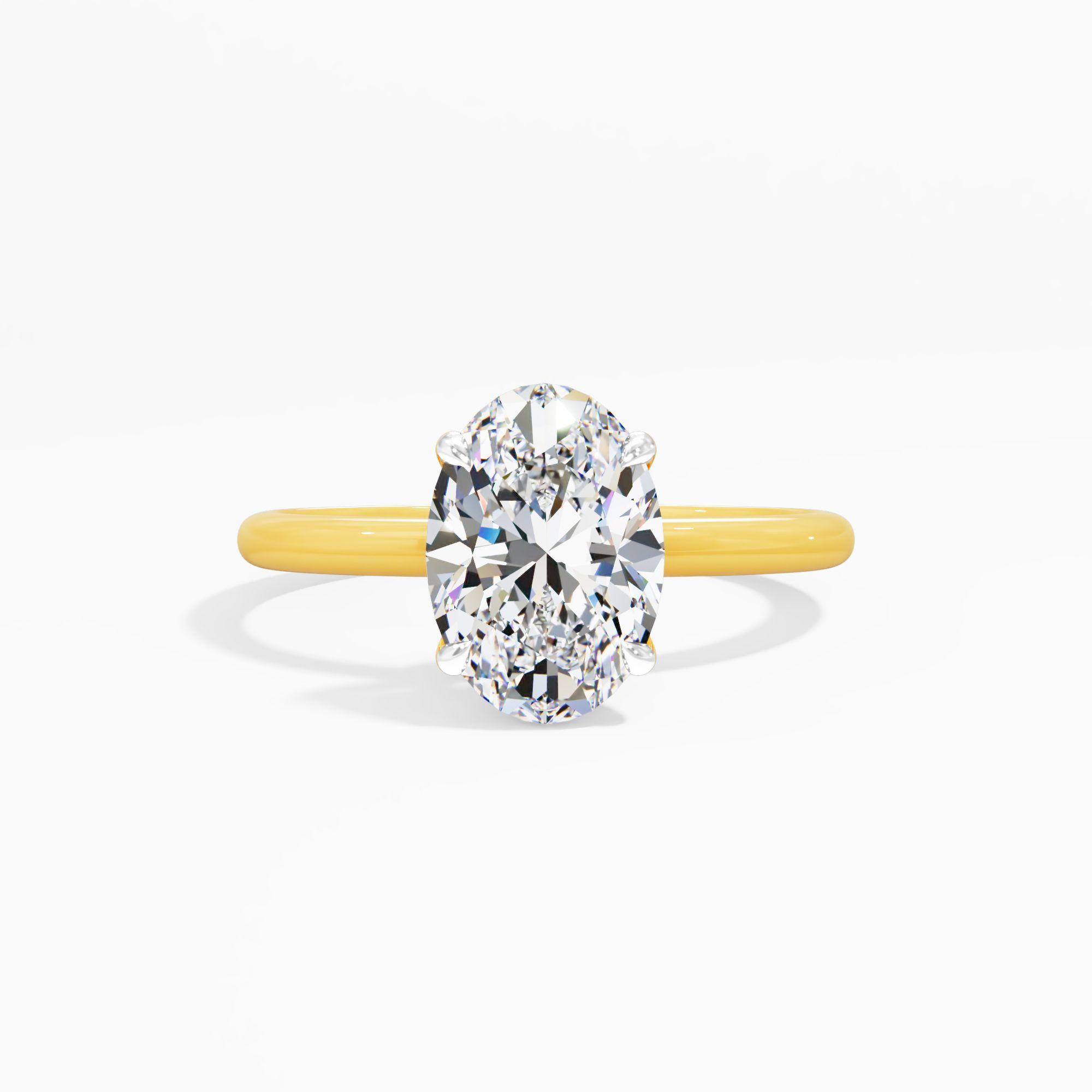 Lovelight Crest Solitaire Engagement Ring