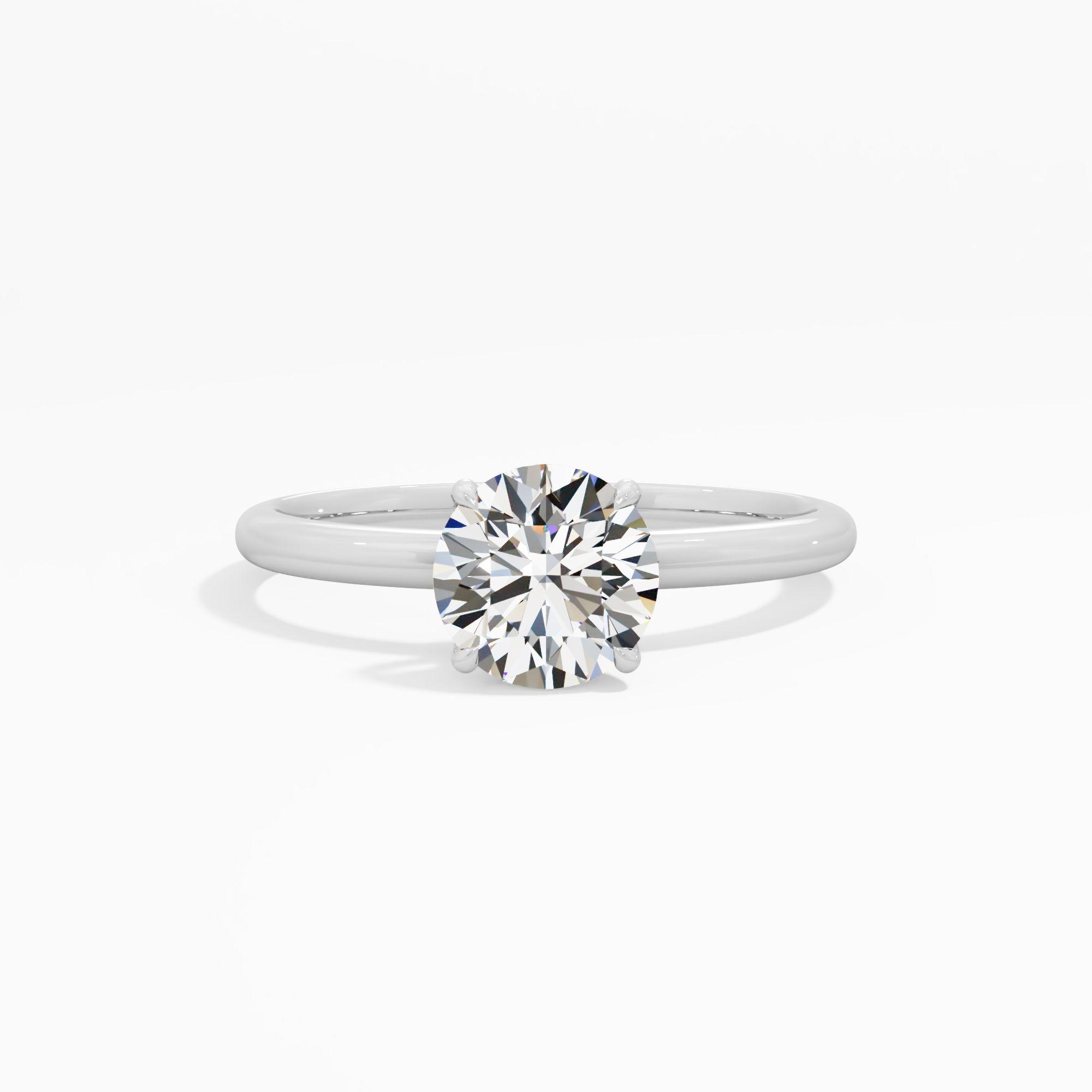 Lovelight Crest Solitaire Engagement Ring