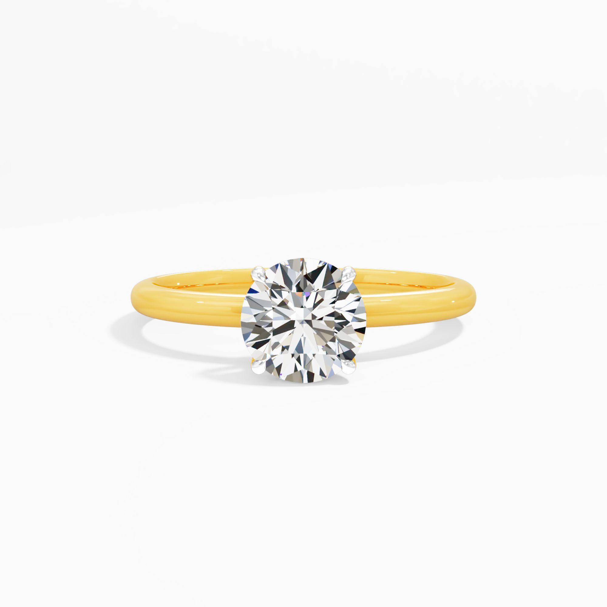 Lovelight Crest Solitaire Engagement Ring