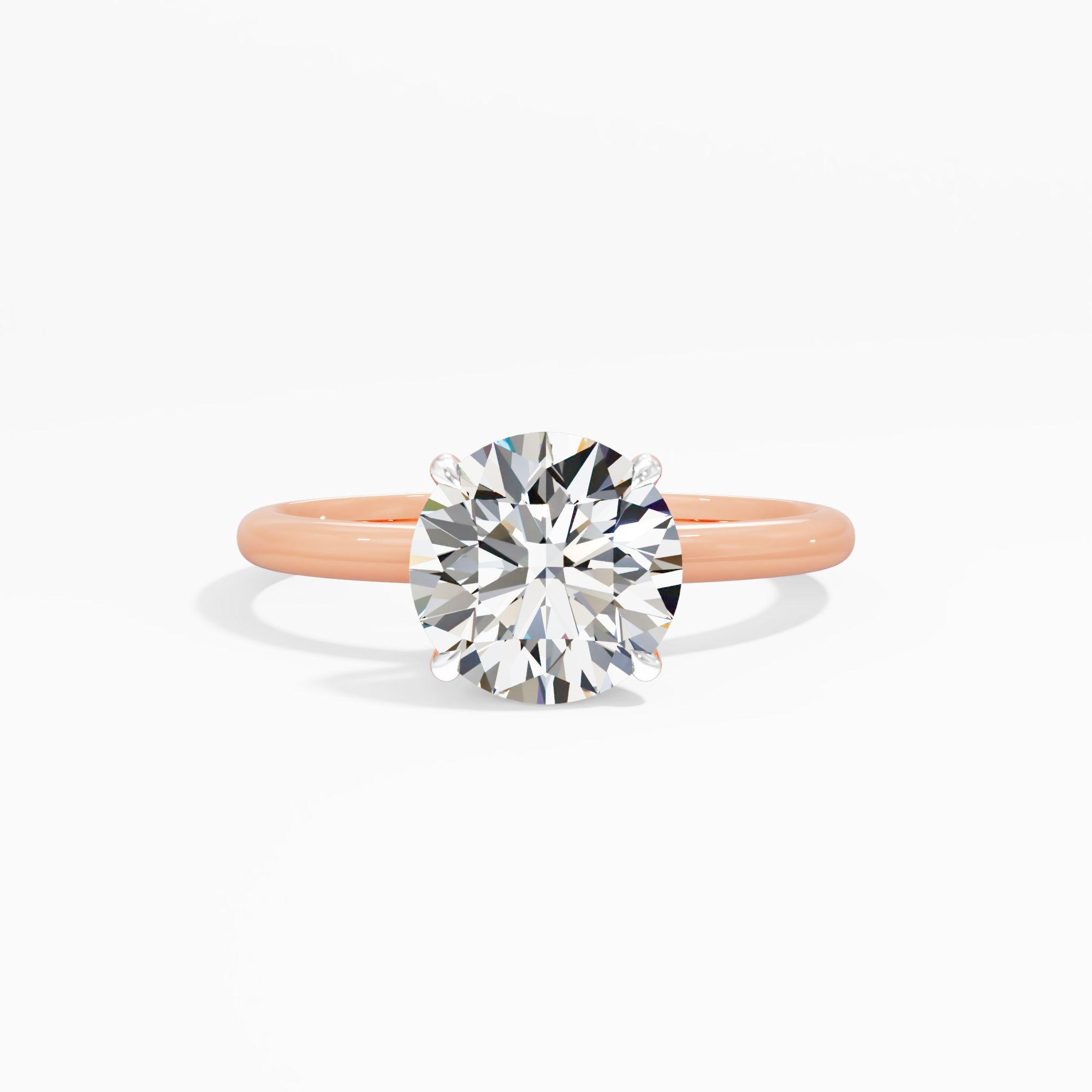 Lovelight Crest Solitaire Engagement Ring