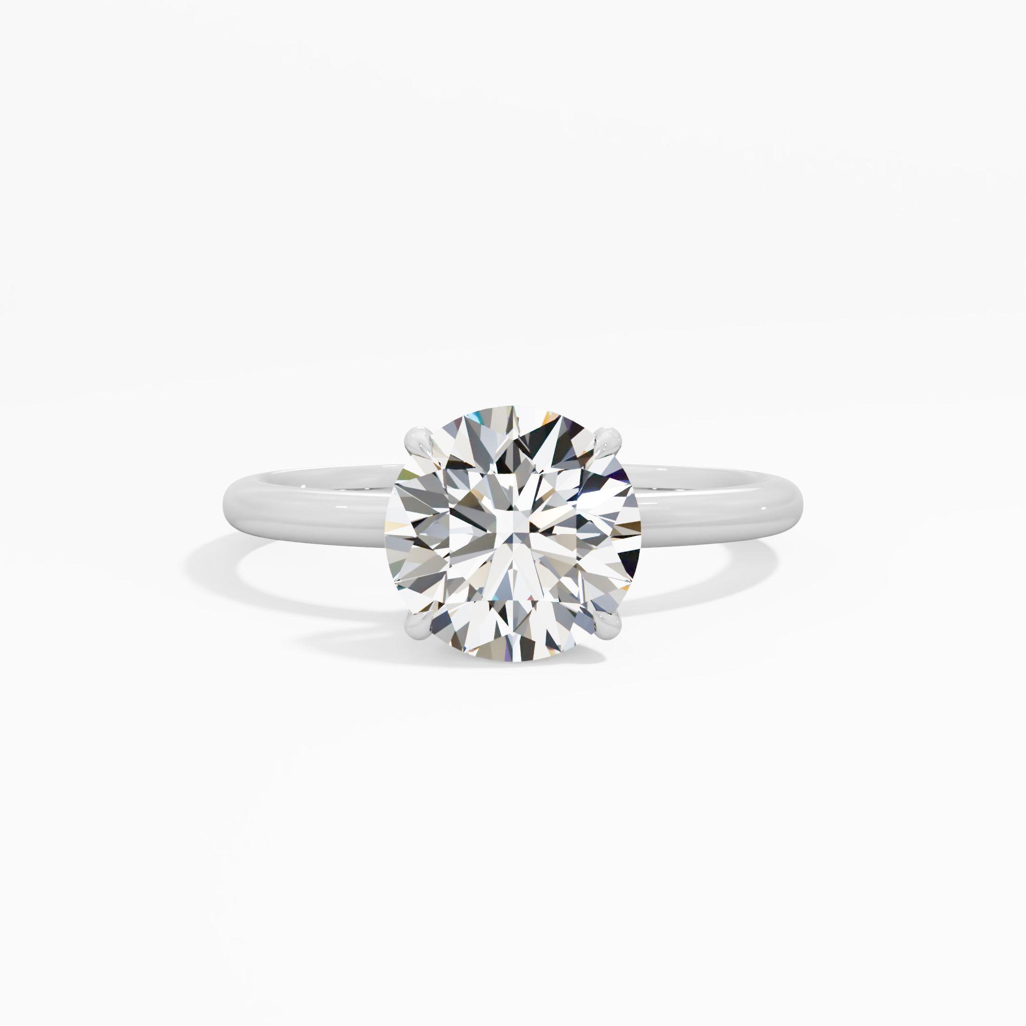 Lovelight Crest Solitaire Engagement Ring