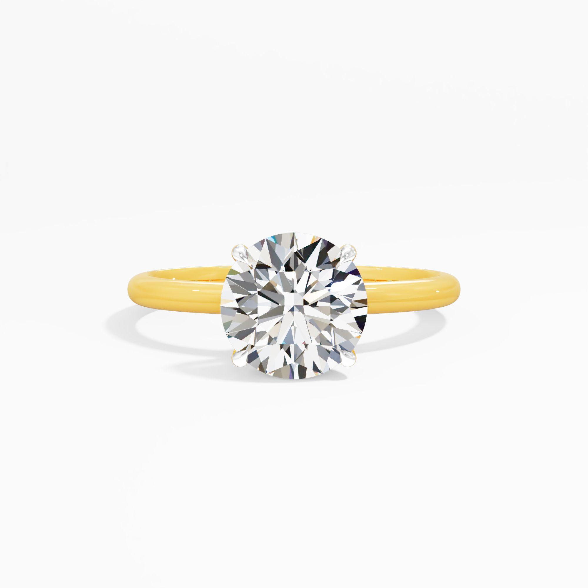 Lovelight Crest Solitaire Engagement Ring