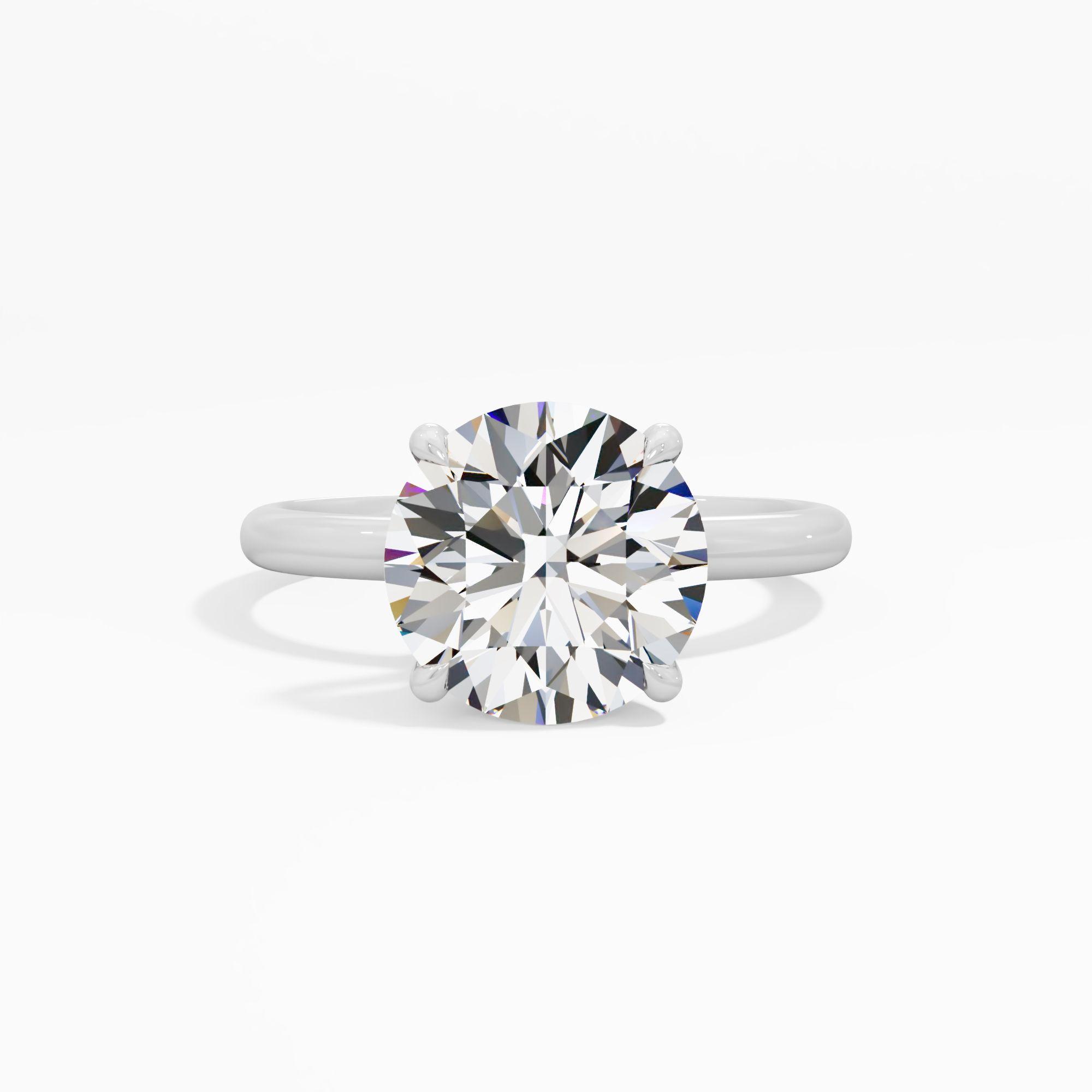 Lovelight Crest Solitaire Engagement Ring