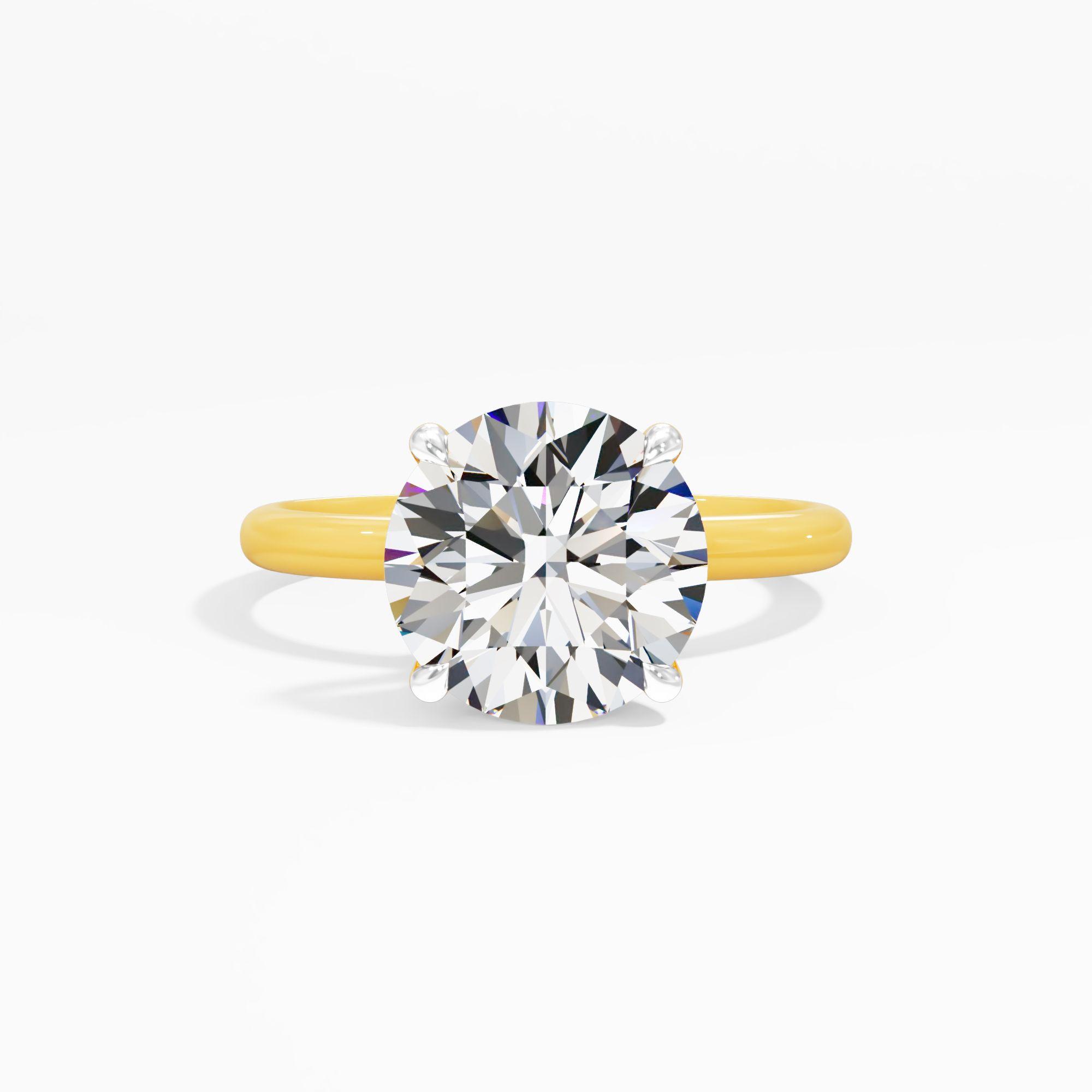 Lovelight Crest Solitaire Engagement Ring