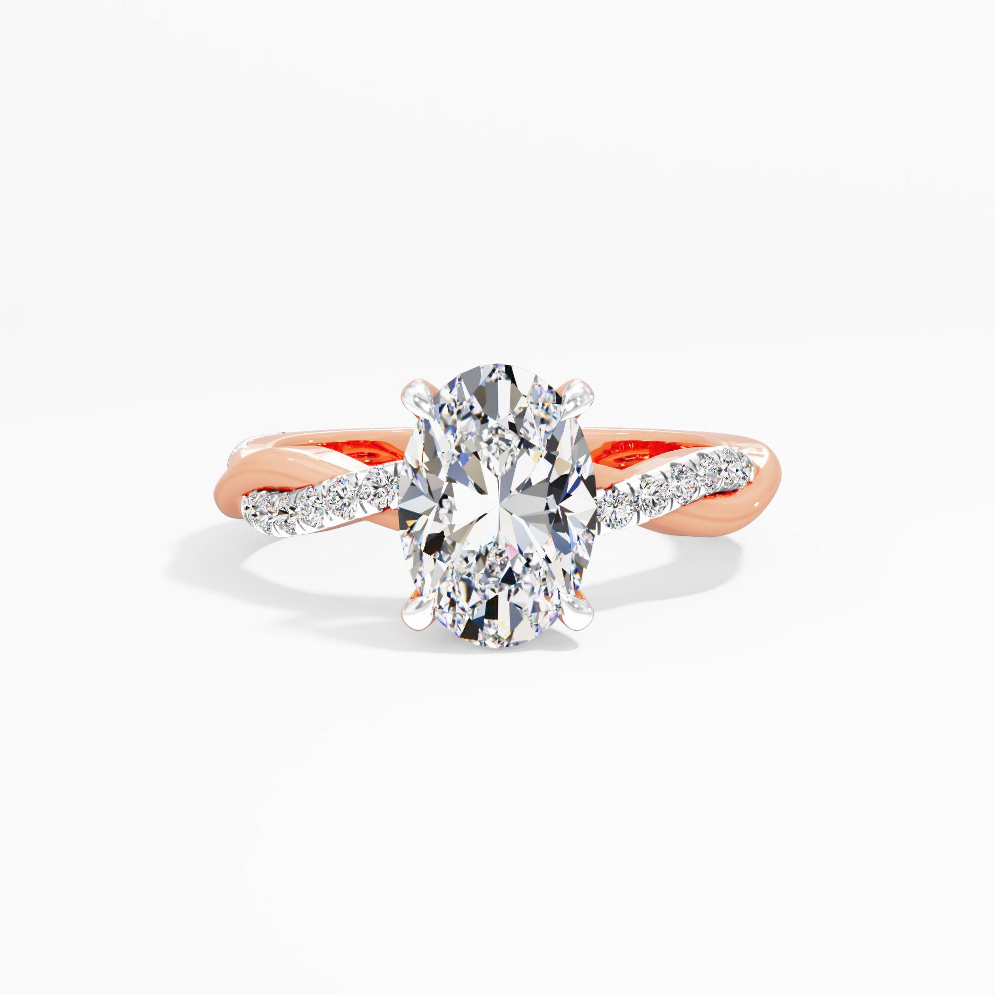 Bloomstone Ring Solitaire Engagement Ring