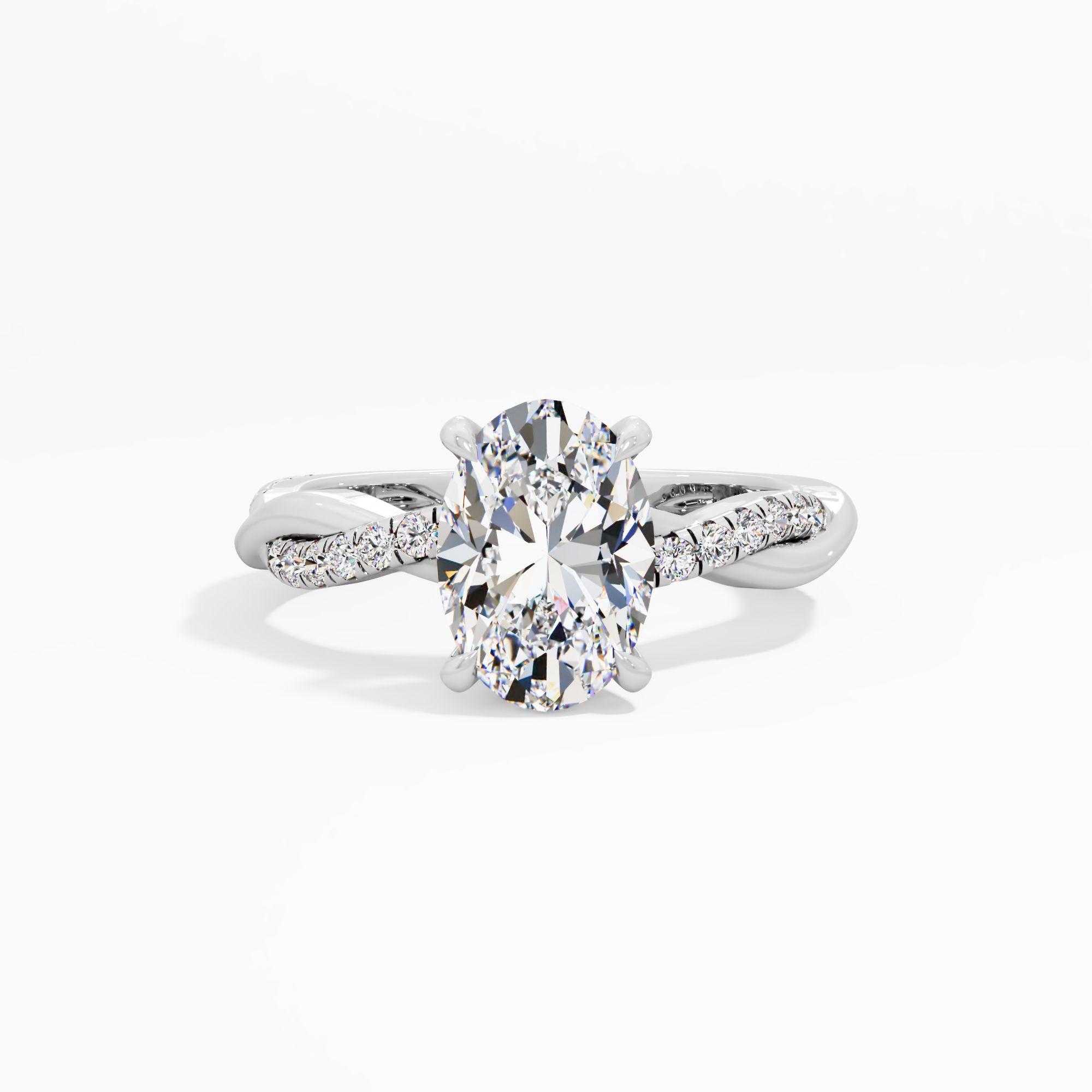 Bloomstone Ring Solitaire Engagement Ring