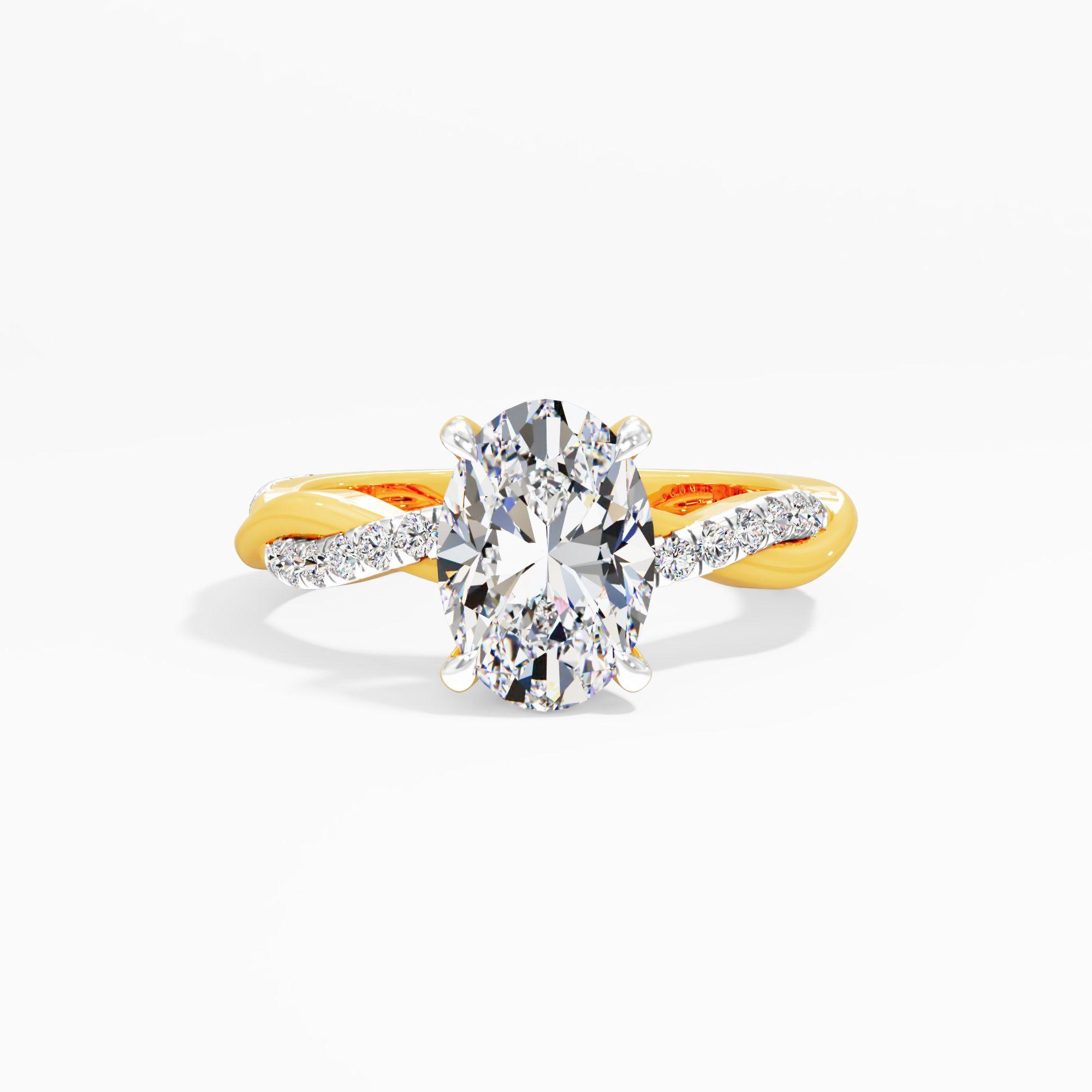 Bloomstone Ring Solitaire Engagement Ring