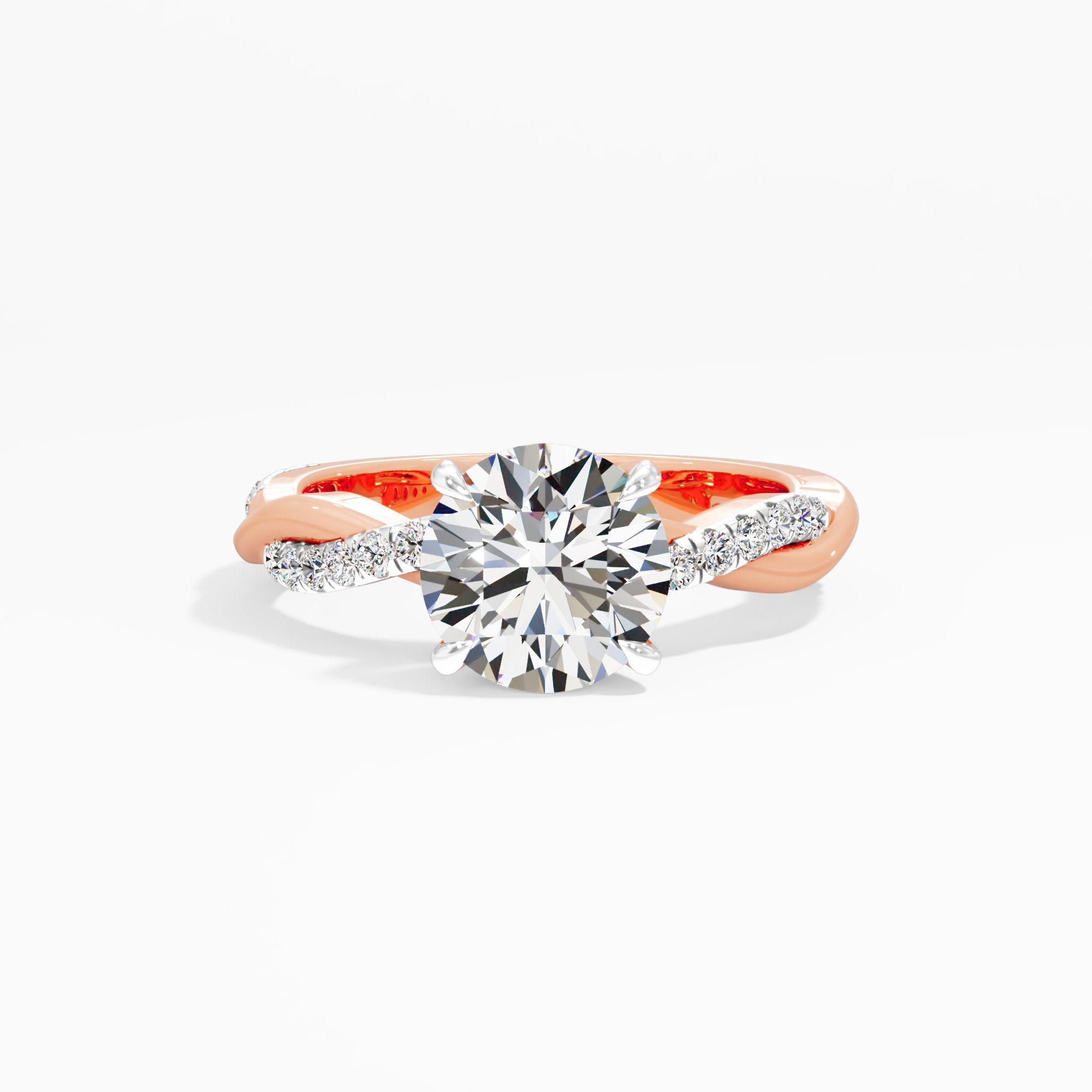 Bloomstone Ring Solitaire Engagement Ring