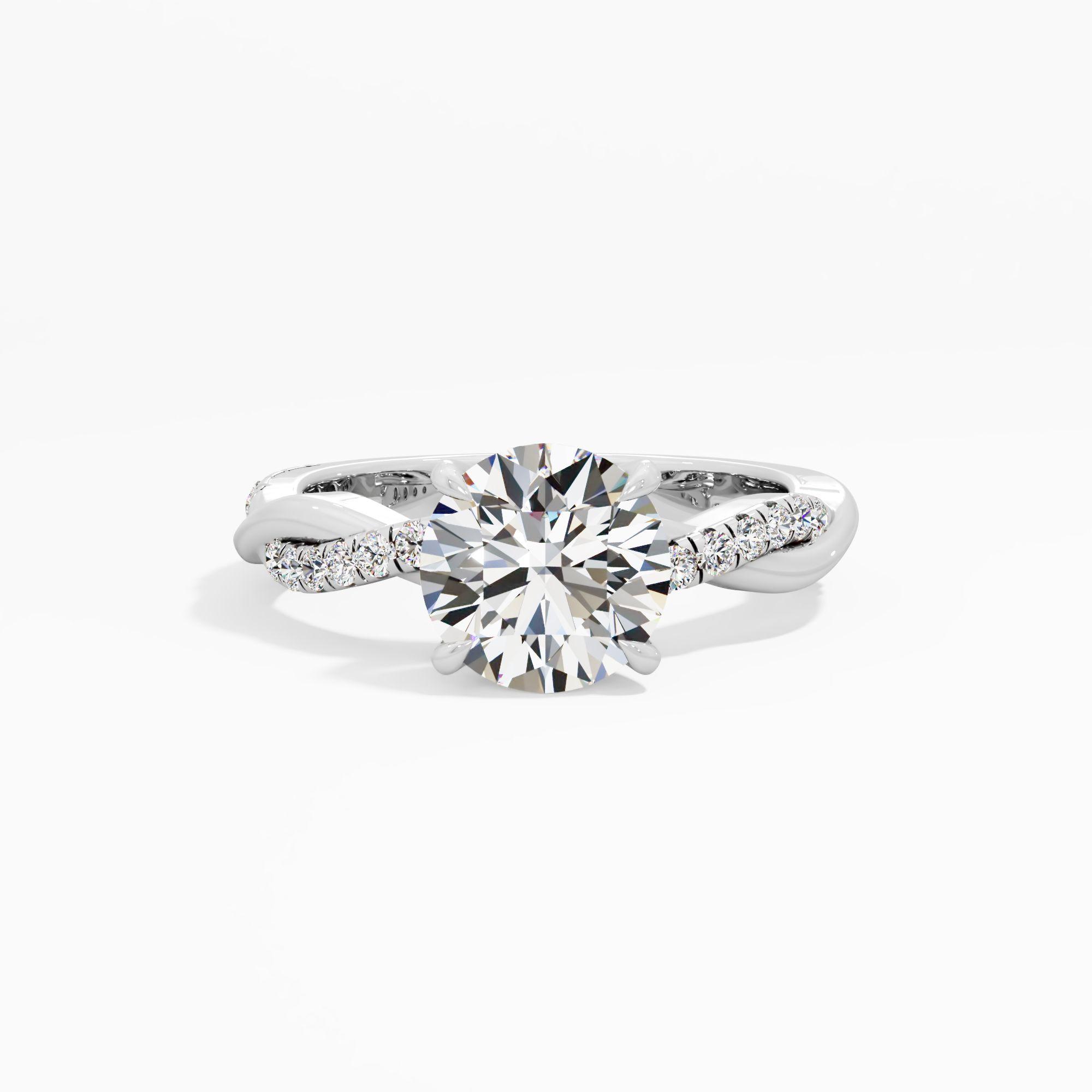 Bloomstone Ring Solitaire Engagement Ring