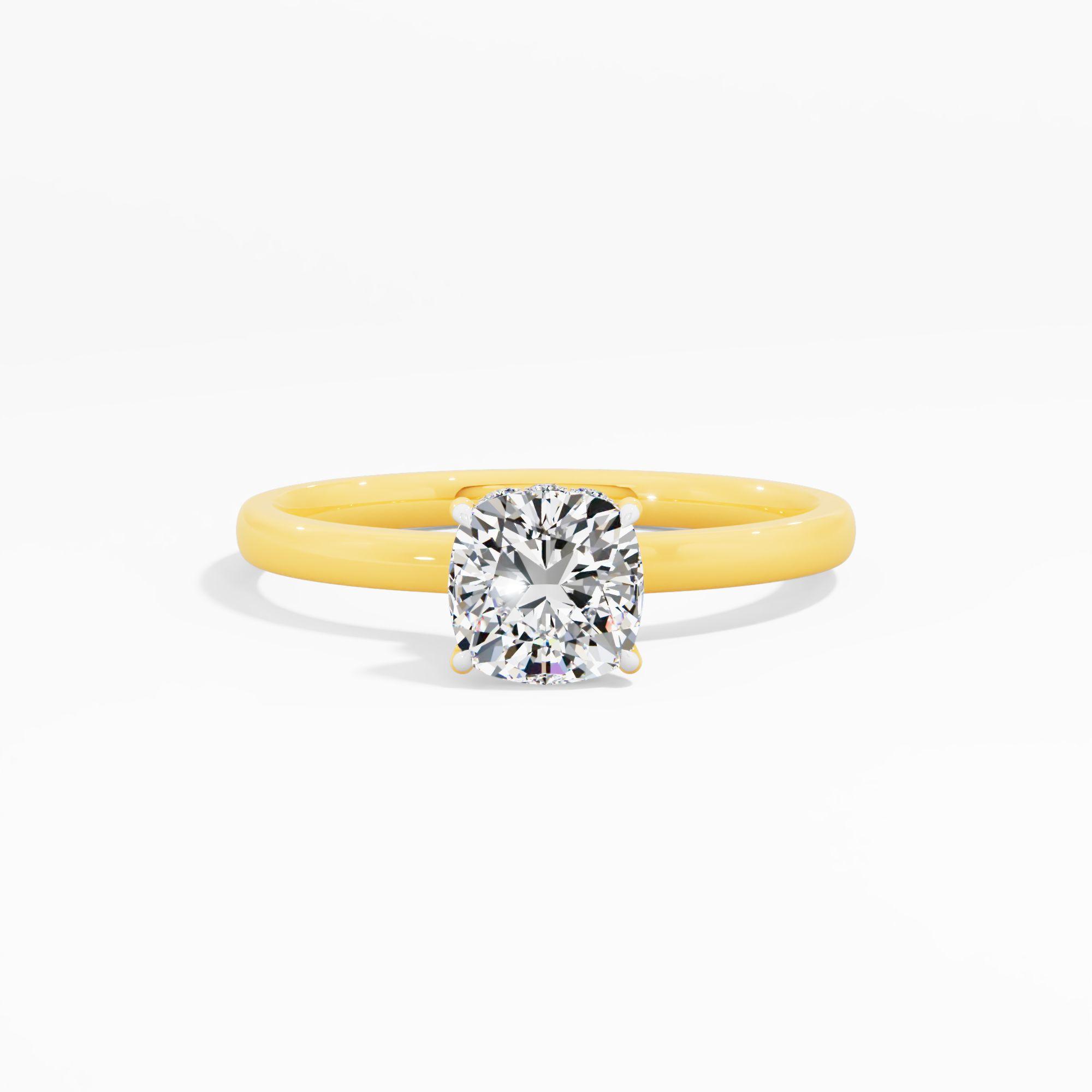Lilac Loop Solitaire Engagement Ring